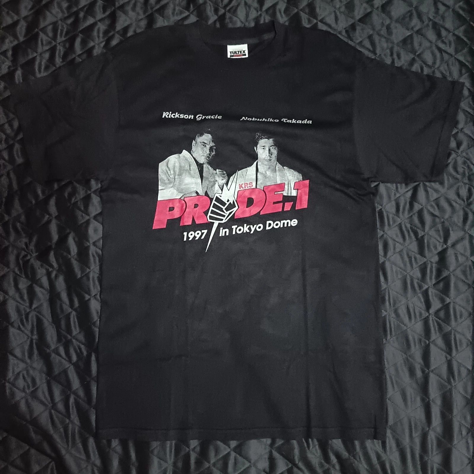 UFC Pride 1 Rickson Gracie Nobuhiko Takada UFC MMA T-Shirt Size US L / EU 52-54 / 3 - 1 Thumbnail