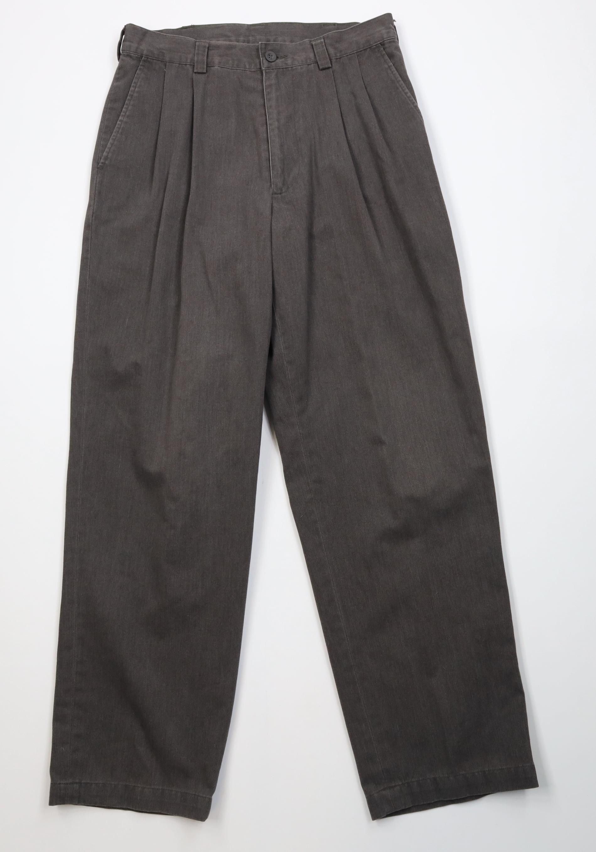 Vintage Vintage 90s Streetwear Stonewash Chino Pants Trousers Gray Size US 30 / EU 46 - 1 Thumbnail