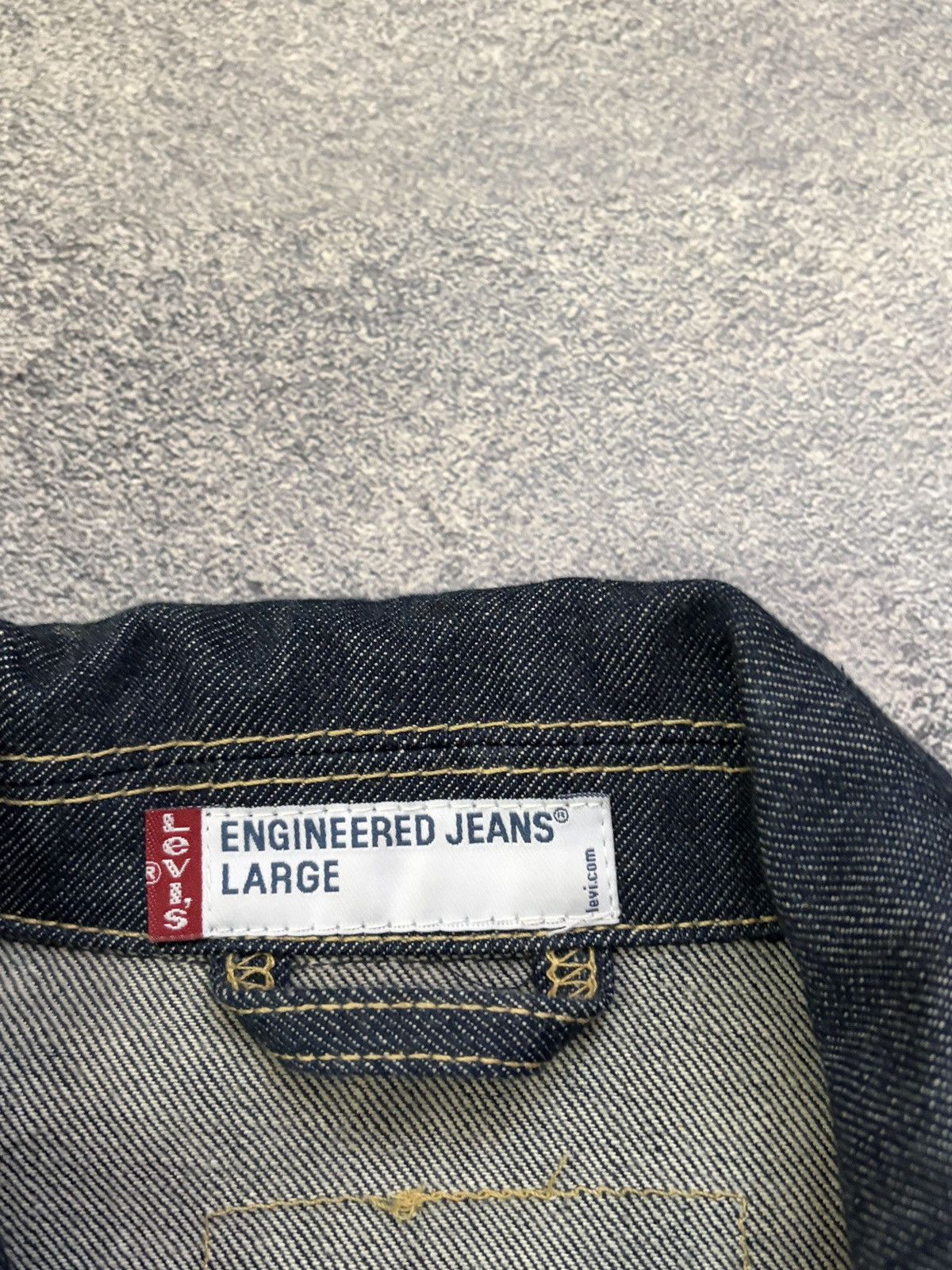 Levi's Levi’s Engineered Jeans Denim Jacket Dark Indigo L Size US L / EU 52-54 / 3 - 3 Thumbnail