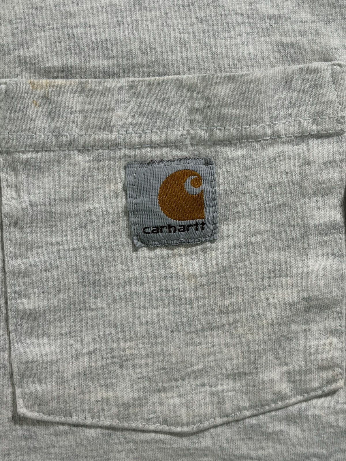 Carhartt Vintage 90s Carhartt Shirt Mens 2XL Gray Pocket Workwear Tee Size US XXL / EU 58 / 5 - 2 Thumbnail