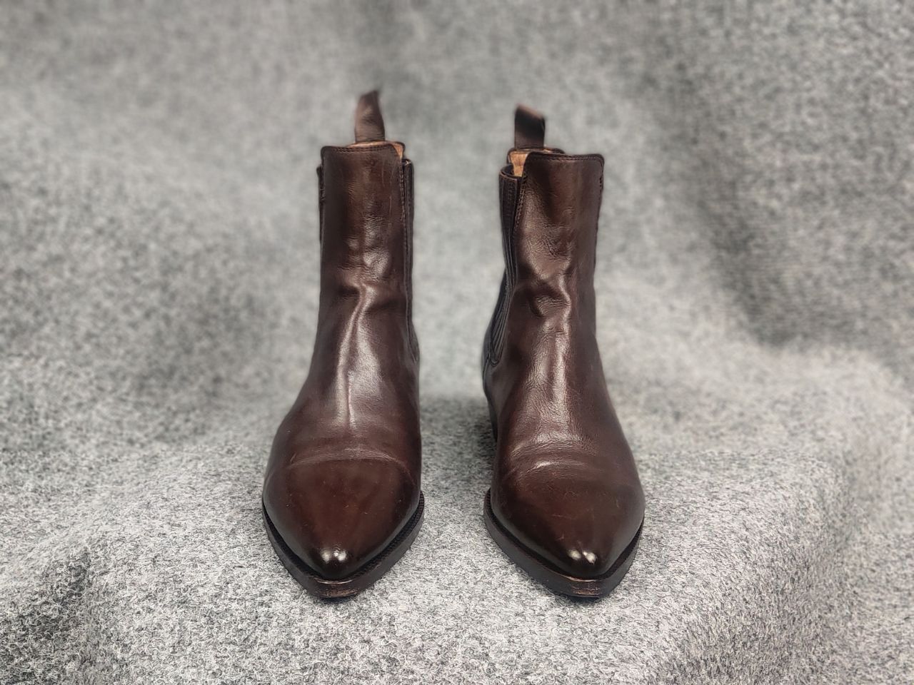 Elia Maurizi Elia Maurizi Design Leather western chelsea ankle Boots Size US 9 / IT 39 - 7 Thumbnail