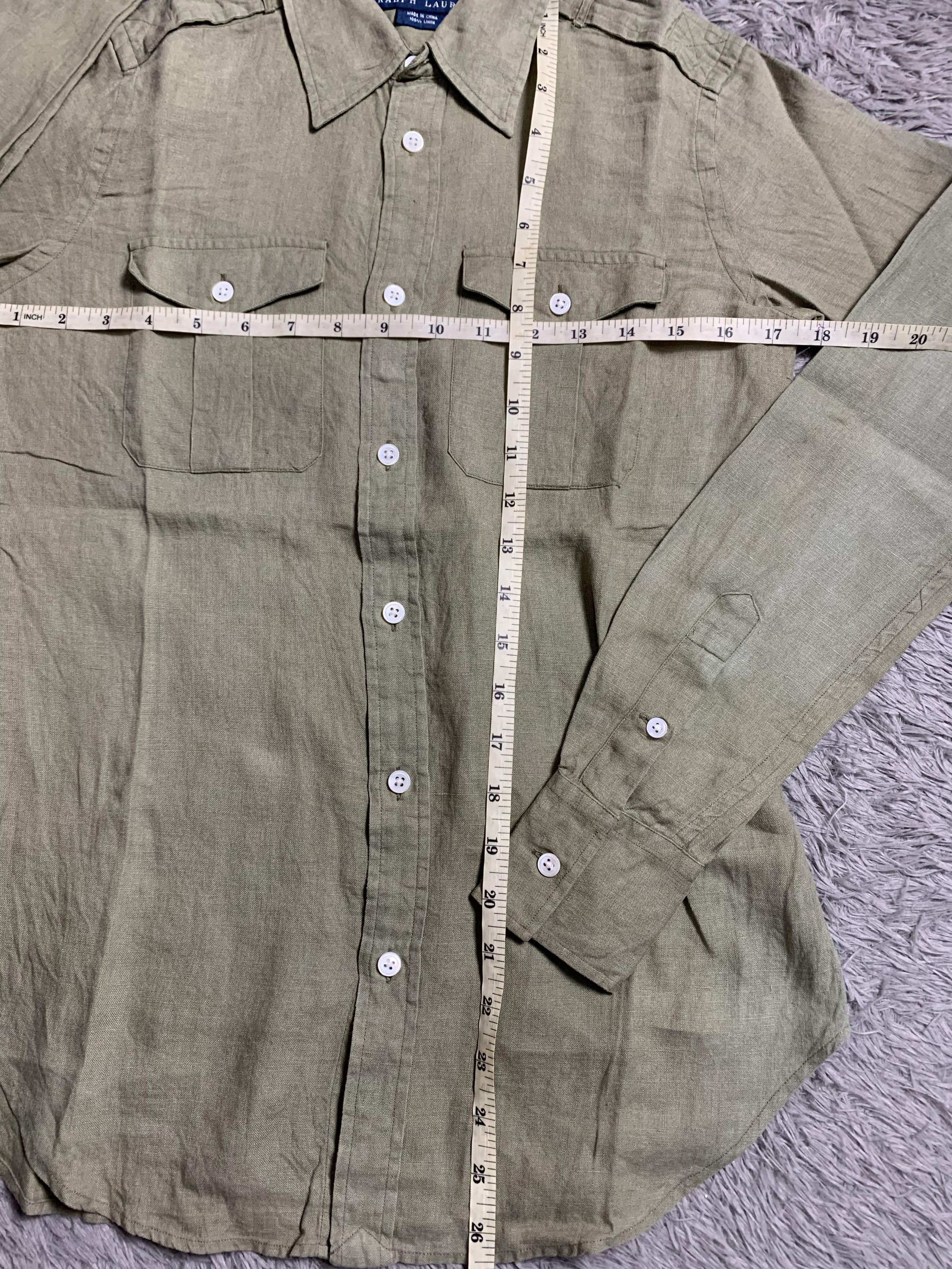 Polo Ralph Lauren Ralph lauren Linen shirt women Japanese Brand Style Size US S / EU 44-46 / 1 - 7 Thumbnail