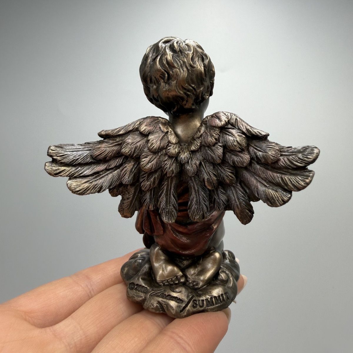 Other Cupid Angel with Dove Statue Bronze Finish Figurine Size ONE SIZE - 5 Thumbnail
