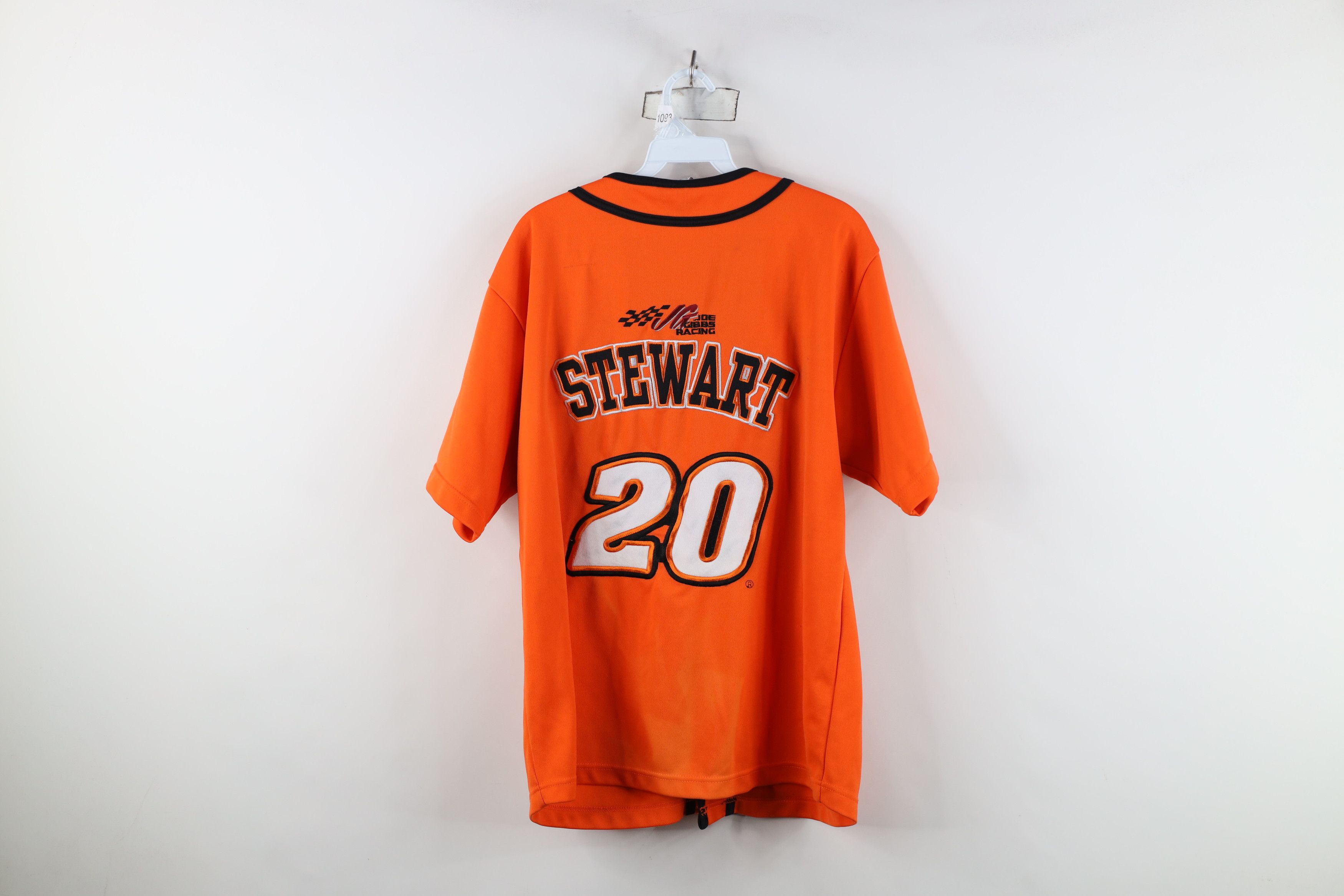 Vintage Vintage NASCAR Depot Tony Stewart Racing Baseball Jersey Size US L / EU 52-54 / 3 - 13 Thumbnail