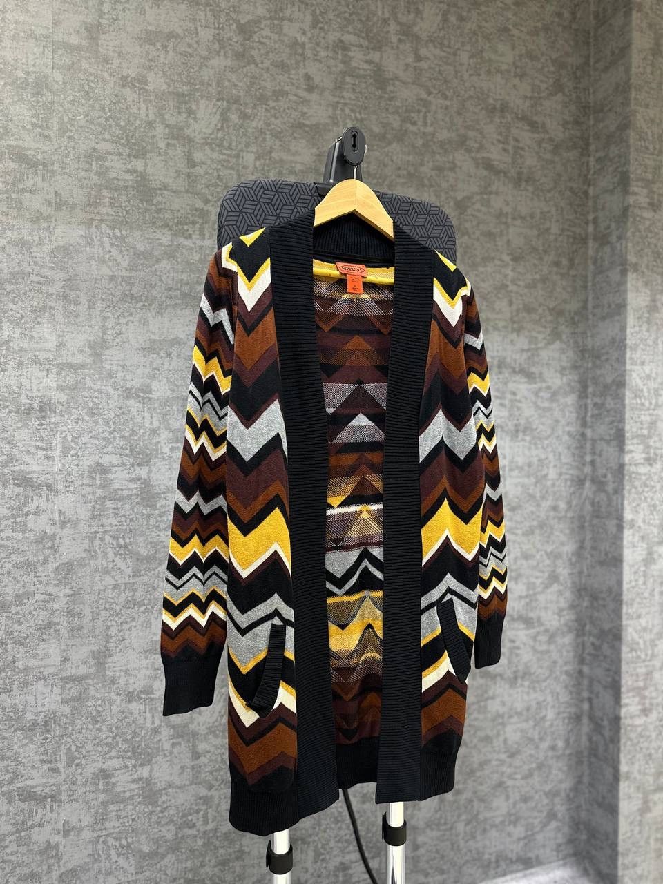 Missoni × Vintage Vintage Missoni Zigzag Open Cardigan Sweater Size US M / EU 48-50 / 2 - 7 Thumbnail