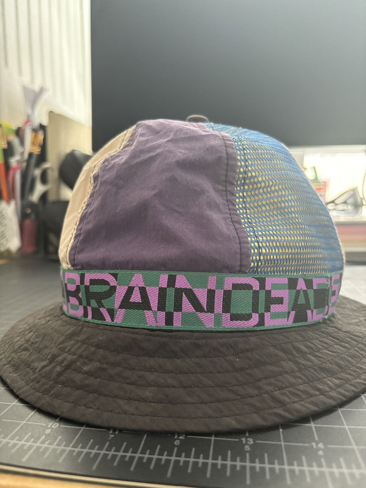 Brain Dead Black and Grey Traveler Bucket hat Size ONE SIZE - 2 Thumbnail