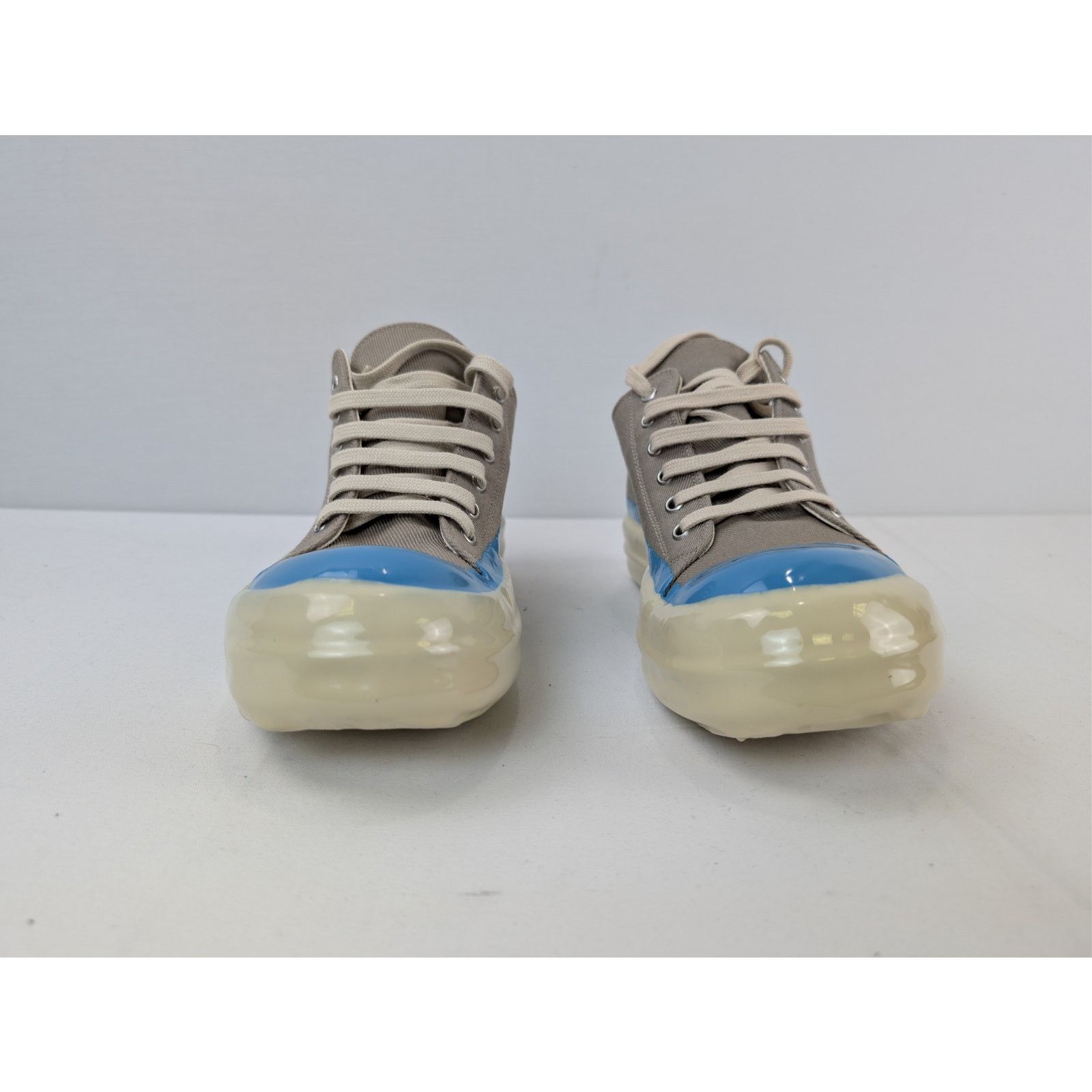 Rick Owens Drkshdw o1rshd1 Concordians low-top sneakers Dirty Pearl Light Blue Size US 8 / EU 41 - 9 Thumbnail