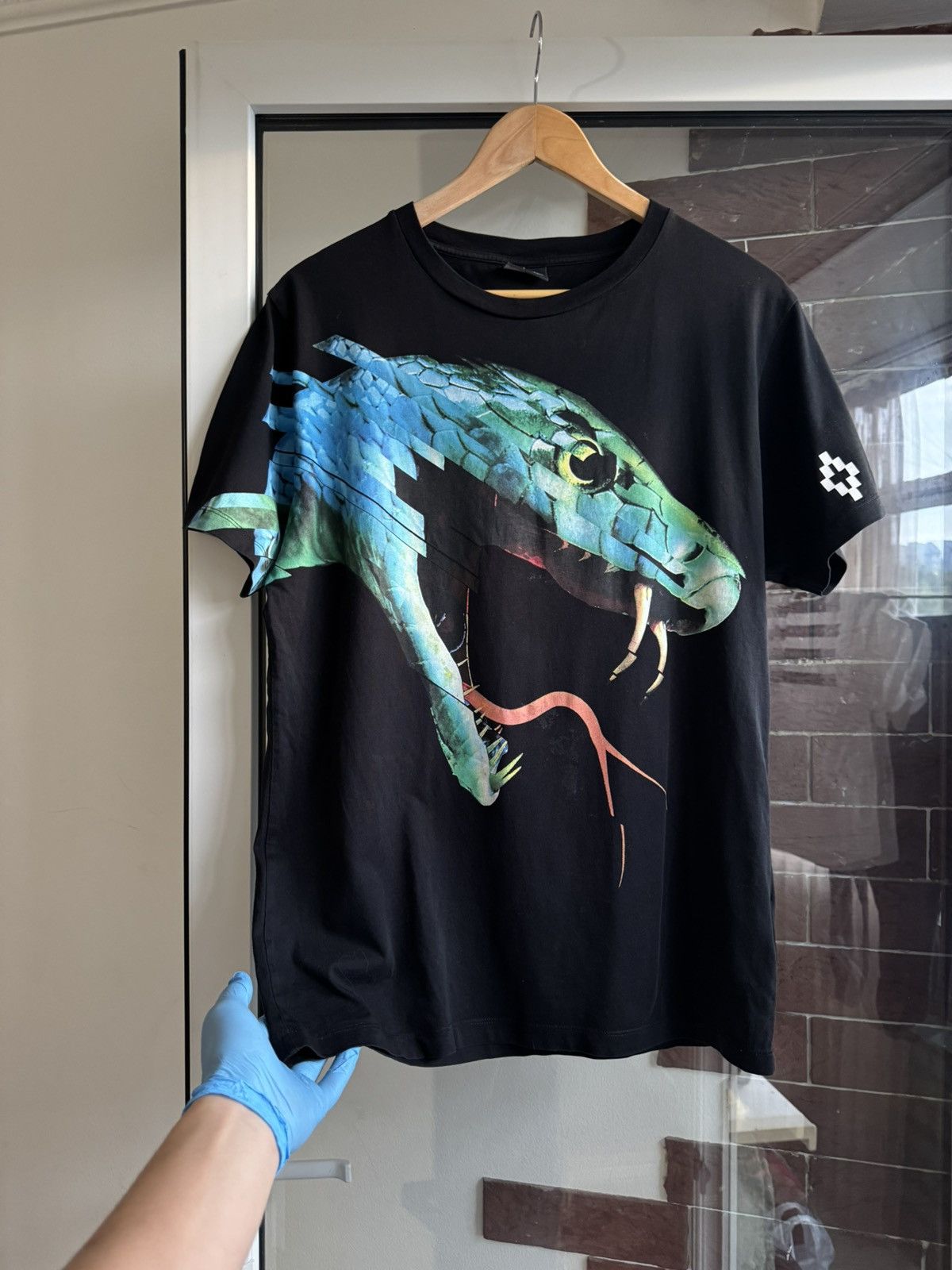 Marcelo Burlon Rare Marcelo Burlon Snake Logo shirt Size US M / EU 48-50 / 2 - 4 Thumbnail