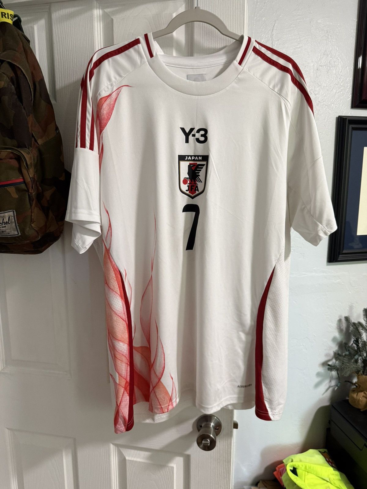 Adidas × Y-3 Japan 2024 Y-3 Away Authentic Jersey White NEW Kubo