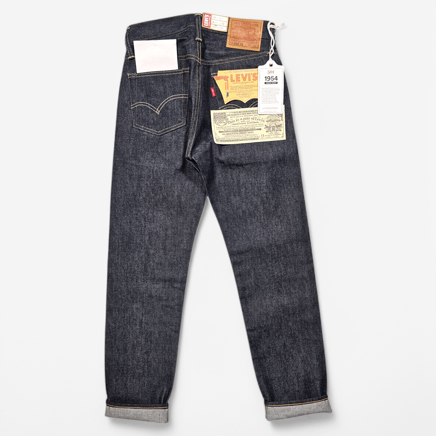 Levi's Vintage Clothing Levi's Vintage Clothing 1954 501 Selvedge Big E Japan Made Size US 29 - 6 Thumbnail