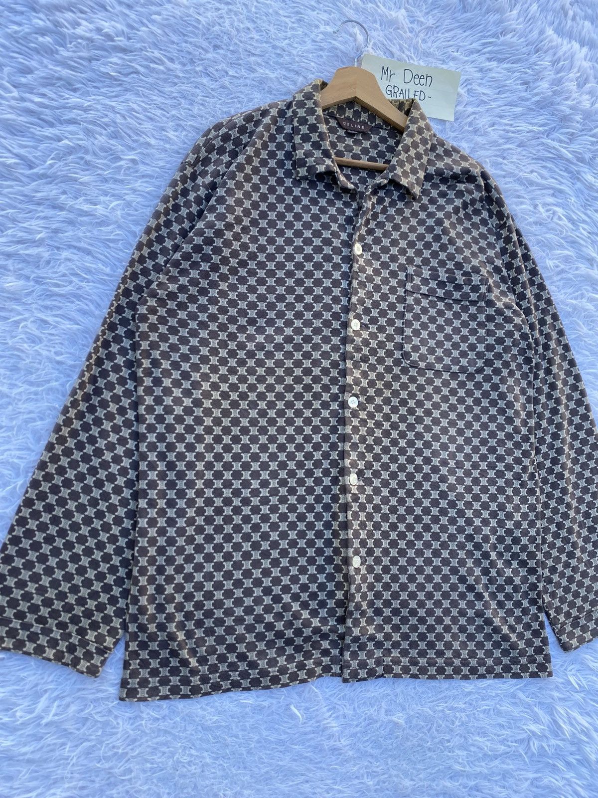 Celine Rare Vintage CELINE Monogram Pajamas Logos Size US L / EU 52-54 / 3 - 6 Thumbnail