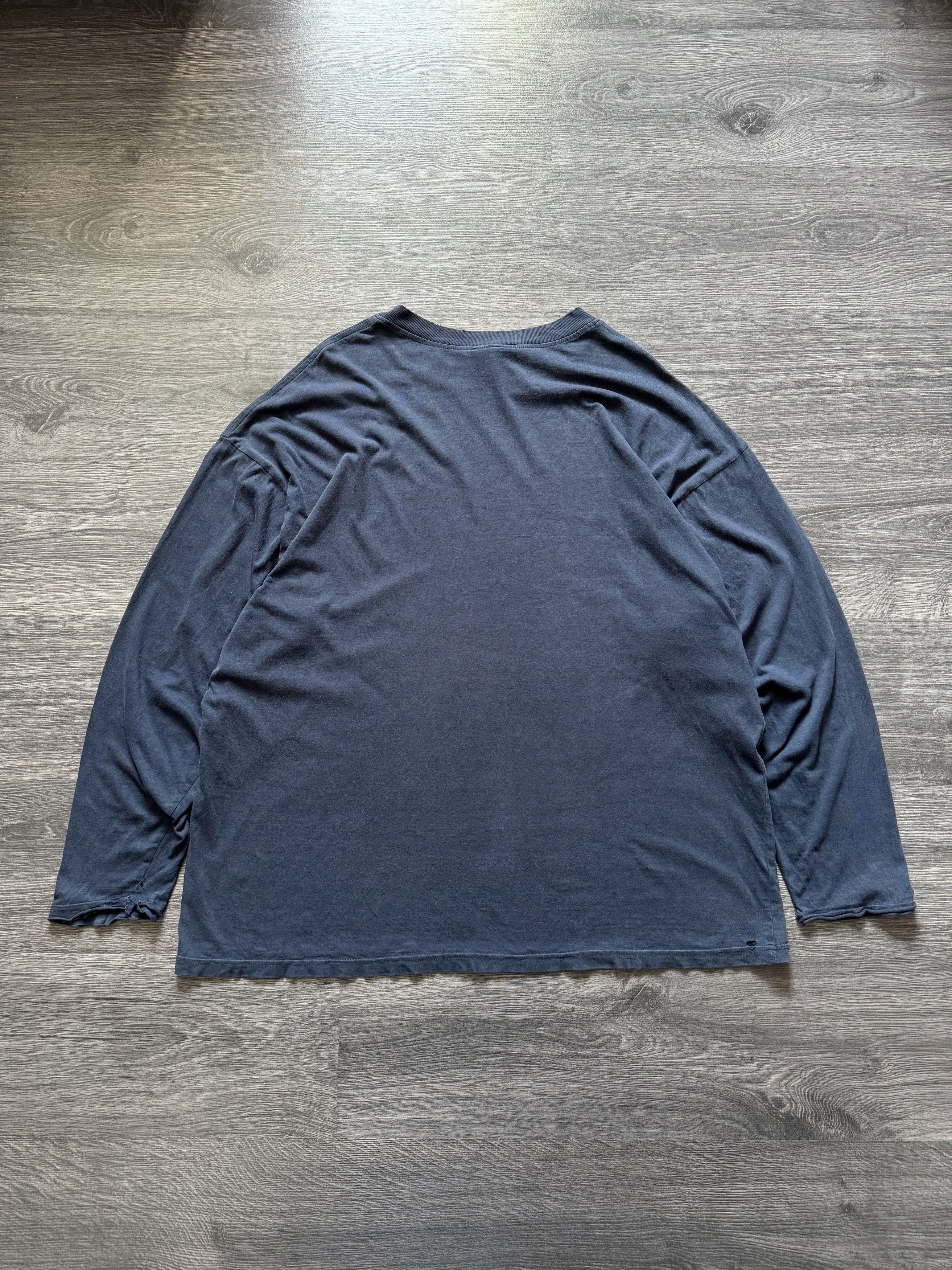Stussy Vintage Rare 90s STUSSY Crew distressed long sleeve shirt Size US XL / EU 56 / 4 - 2 Thumbnail