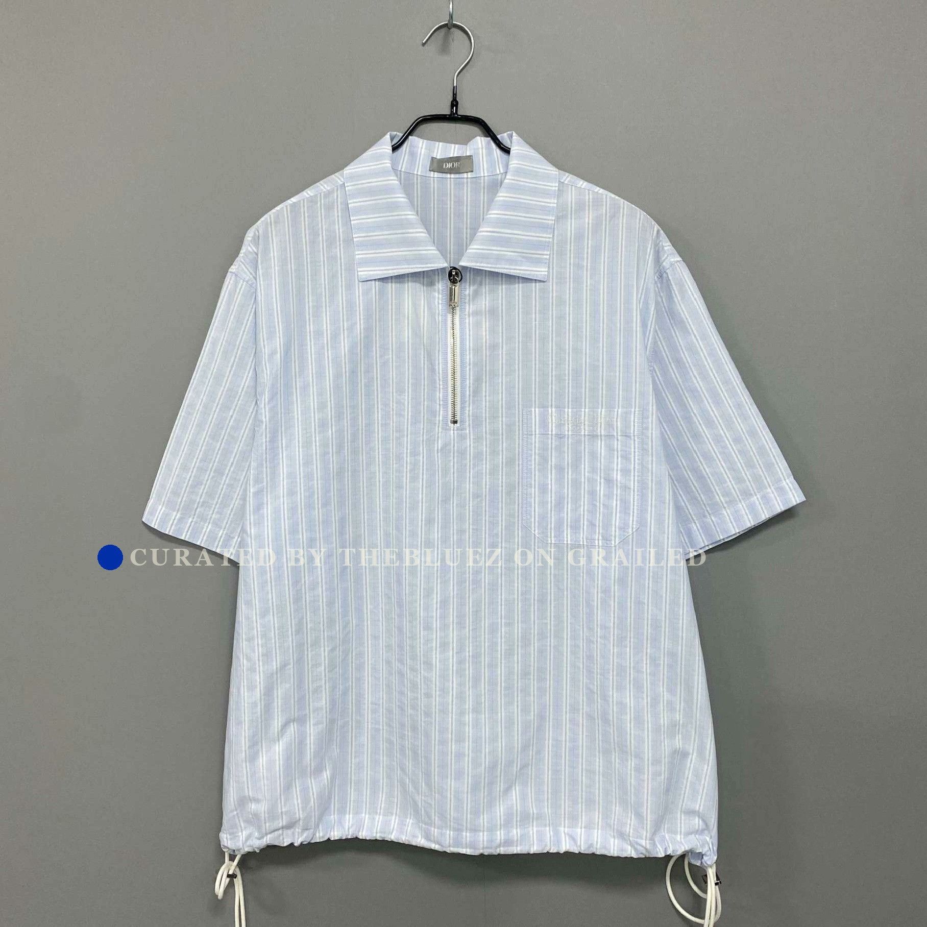 Dior × Hedi Slimane Dior Homme SS06 Blue & White Striped Union