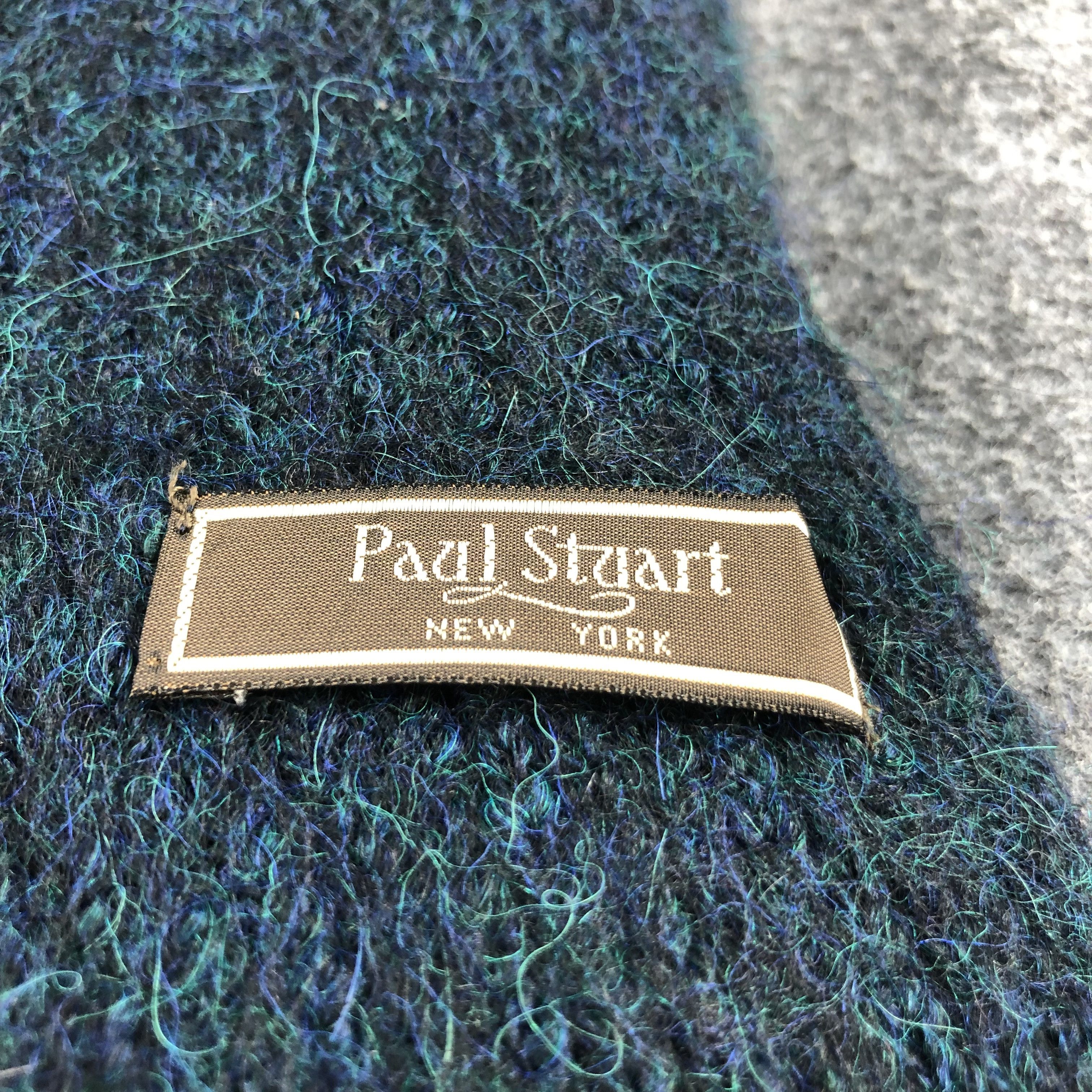 Paul Stuart Paul Stuart Thick Knit Wool Scarf Muffler V893 Size ONE SIZE - 4 Thumbnail