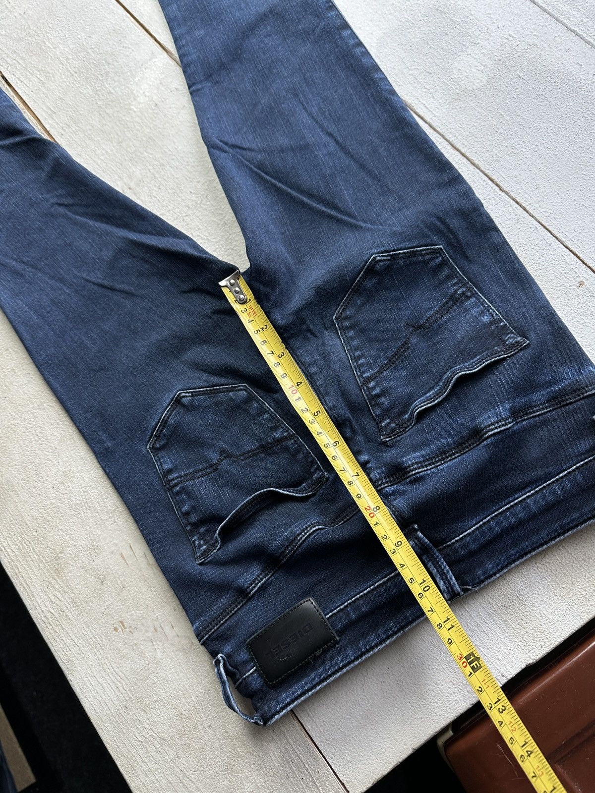 Diesel 🚨 DIESEL AVANT GARDE GOTHIC WOMEN JEANS LOGO IFSIXWASNINE Size 24" / US 00 / IT 34 - 14 Thumbnail