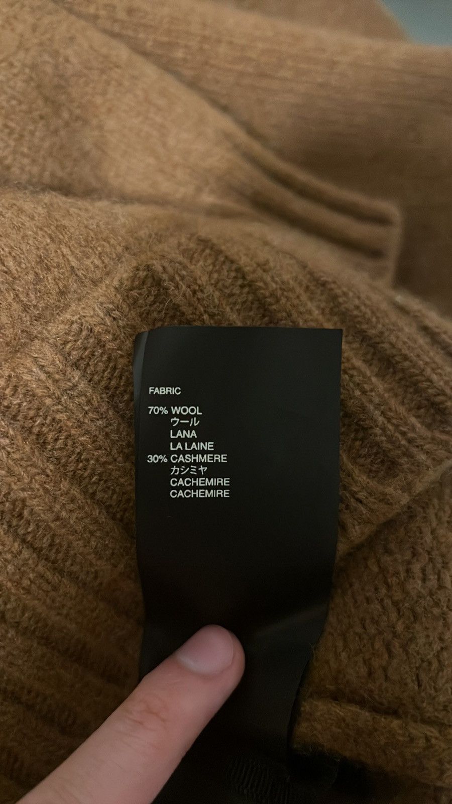 Fear of God Fear Of God, Seventh Collection Wool/Cashmere knitted hoodie Size US S / EU 44-46 / 1 - 8 Thumbnail