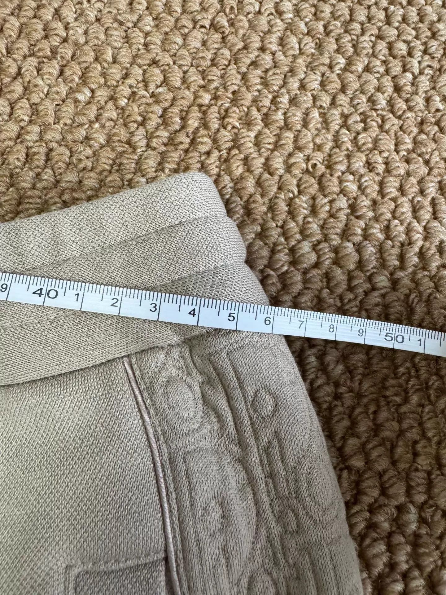 Dior DIOR SS25 Men's Cotton Oblique Beige Pants XXL 98N Size US 38 / EU 54 - 6 Thumbnail