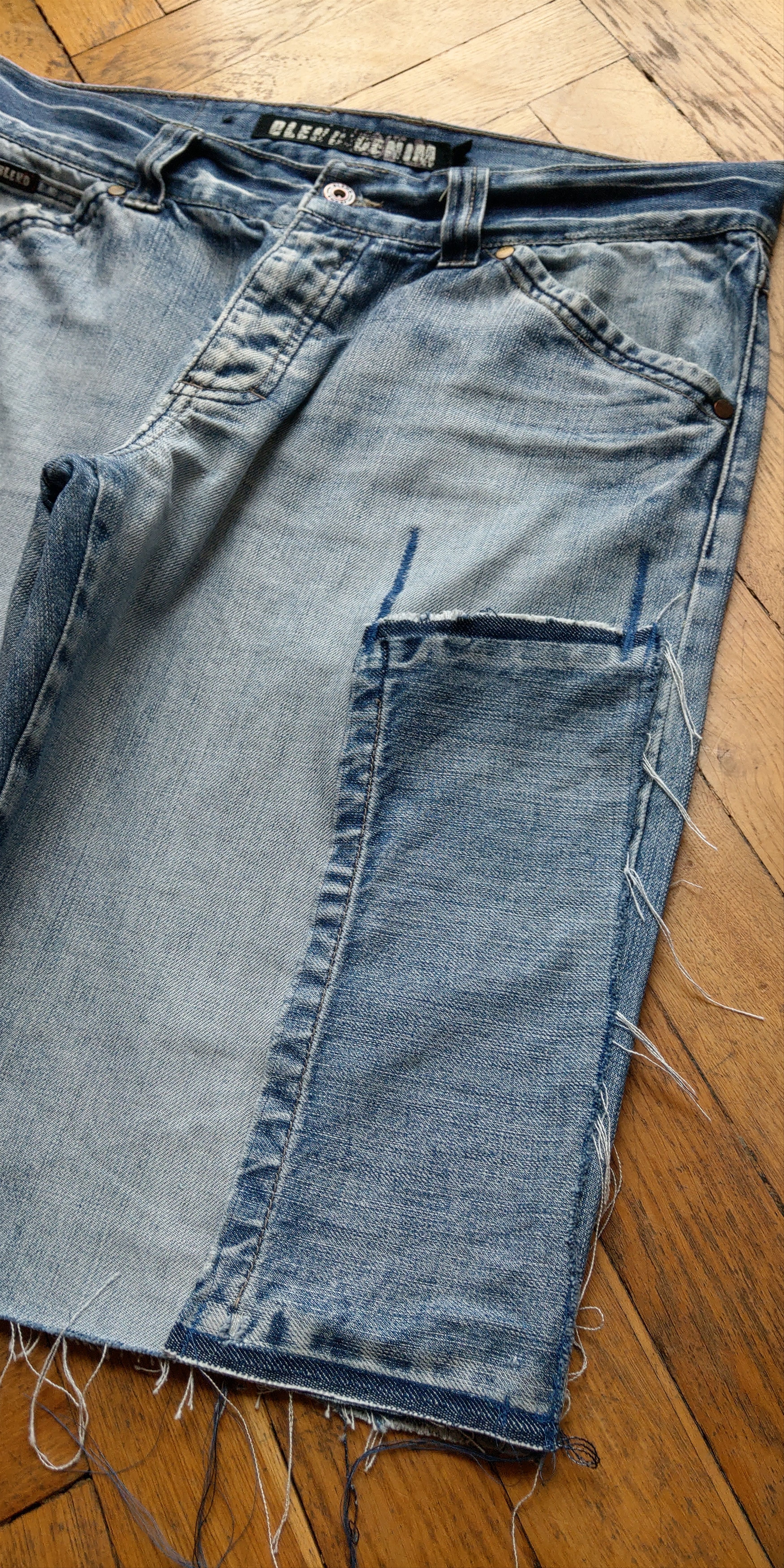 Japanese Brand × Vintage Custom Reworked Shorts Pants Reconstruct Loose Grunge Baggy Size US 33 - 13 Thumbnail