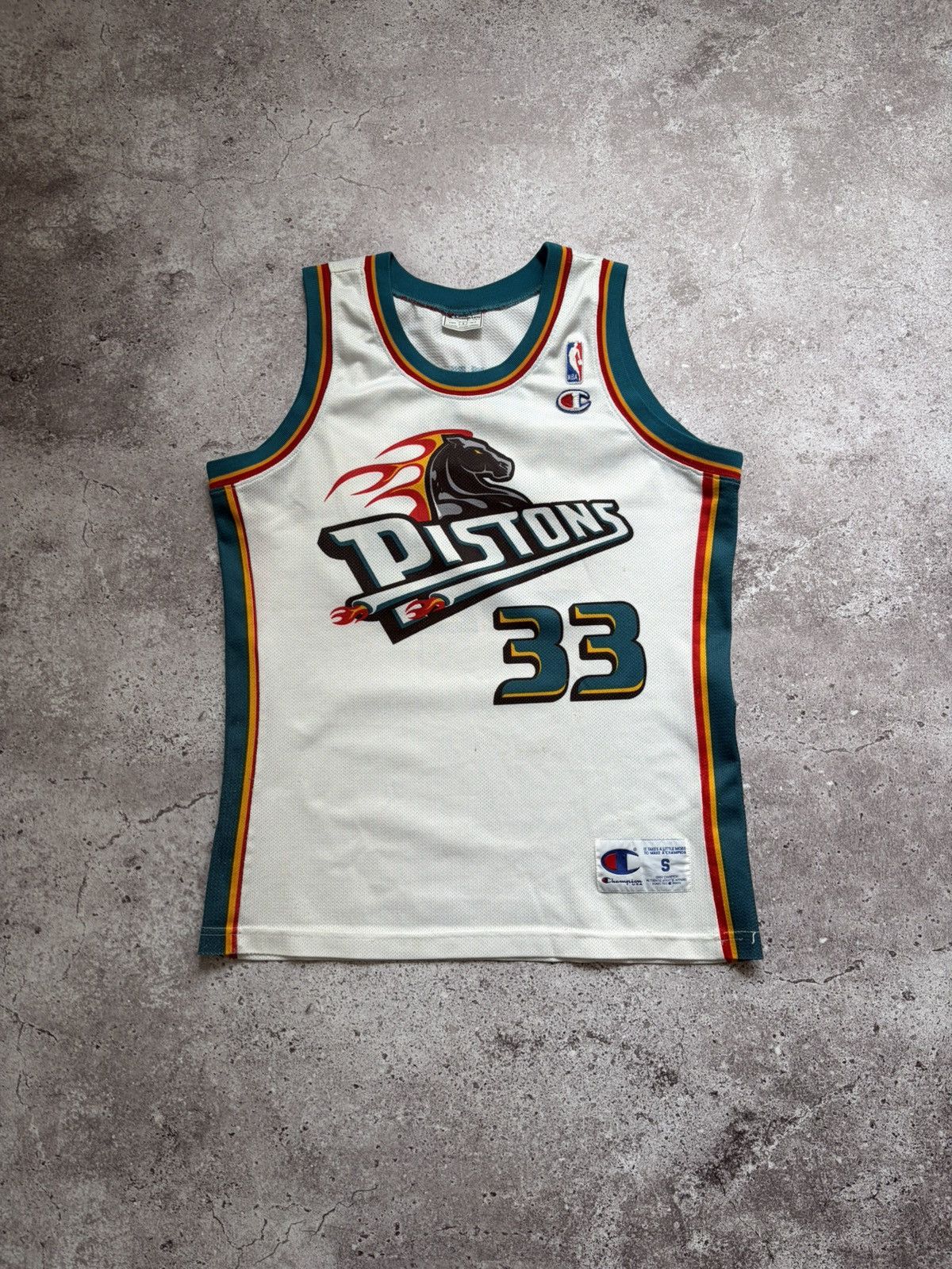 Champion Detroit Pistons Basketball Champion #33 Grant Hill Size US S / EU 44-46 / 1 - 1 Thumbnail