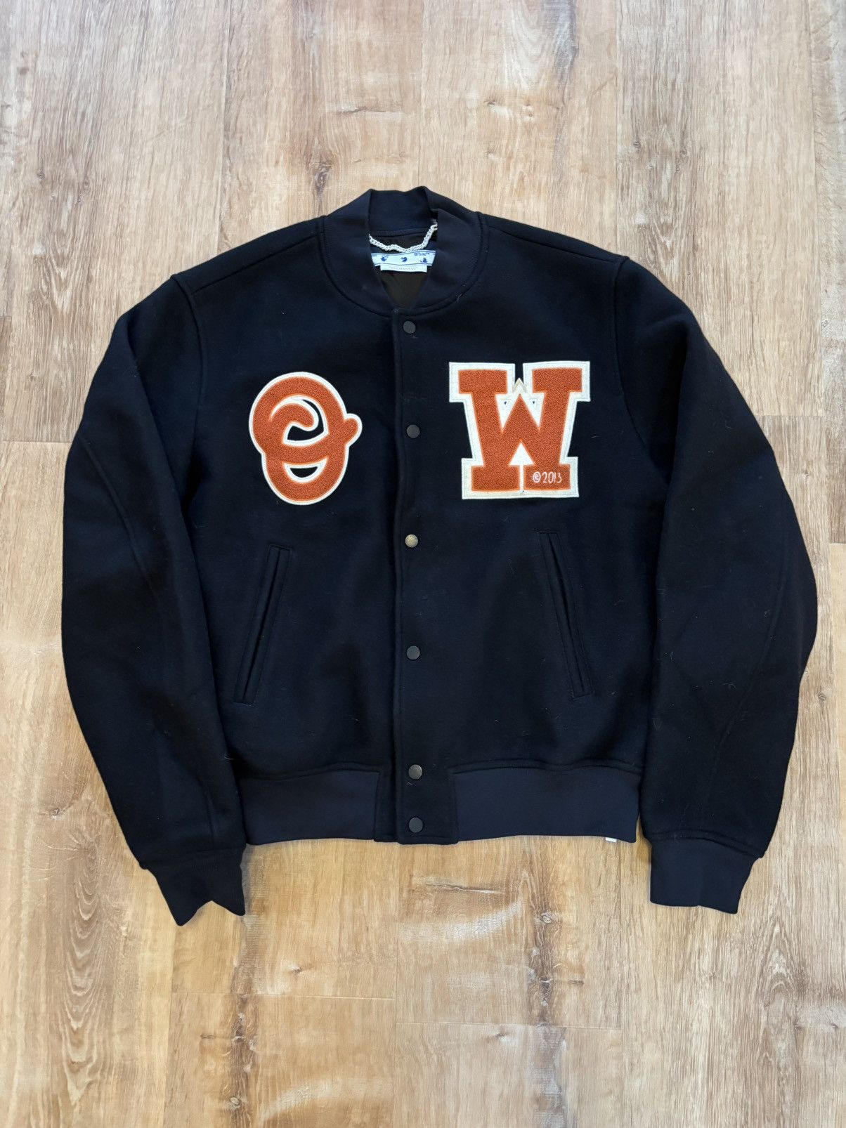 Off-White Off white black and orange bomber jacket size medium Size US M / EU 48-50 / 2 - 1 Thumbnail