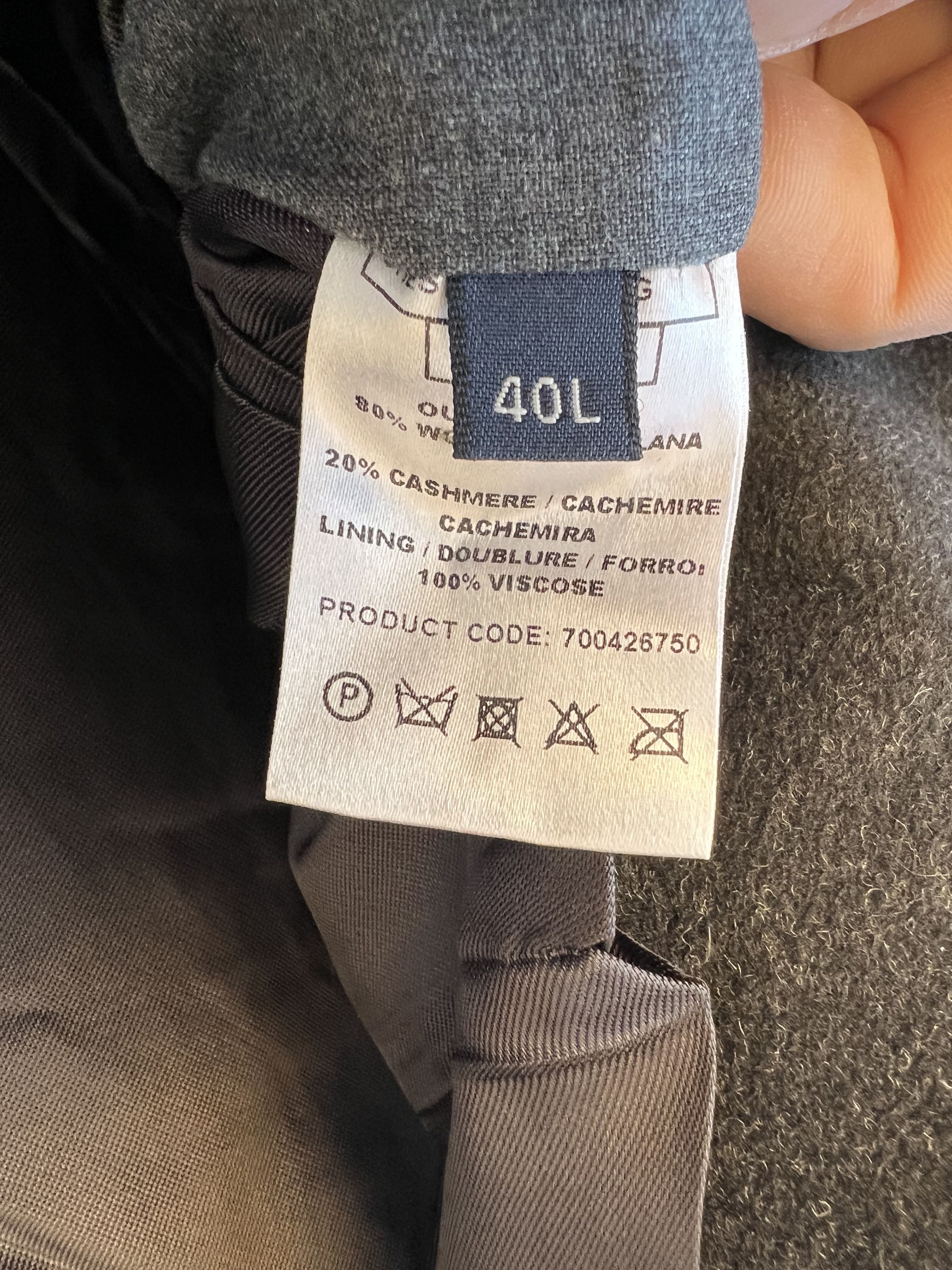Hackett Hackett Wool Cahmere Coat 40L XL Size US XL / EU 56 / 4 - 4 Thumbnail