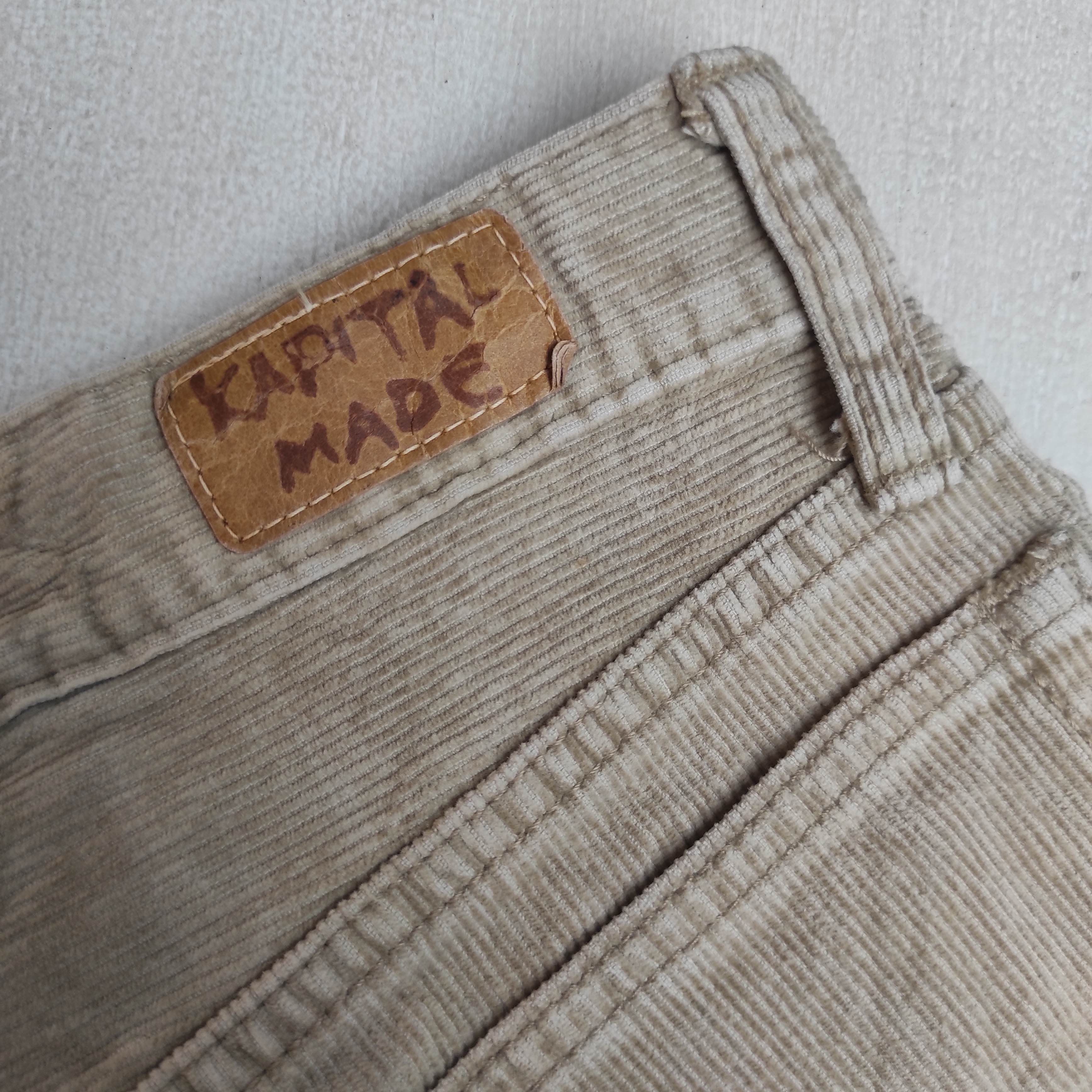 Japanese Brand Kapital Made Corduroy Flare Pants Size US 28 / EU 44 - 2 Thumbnail