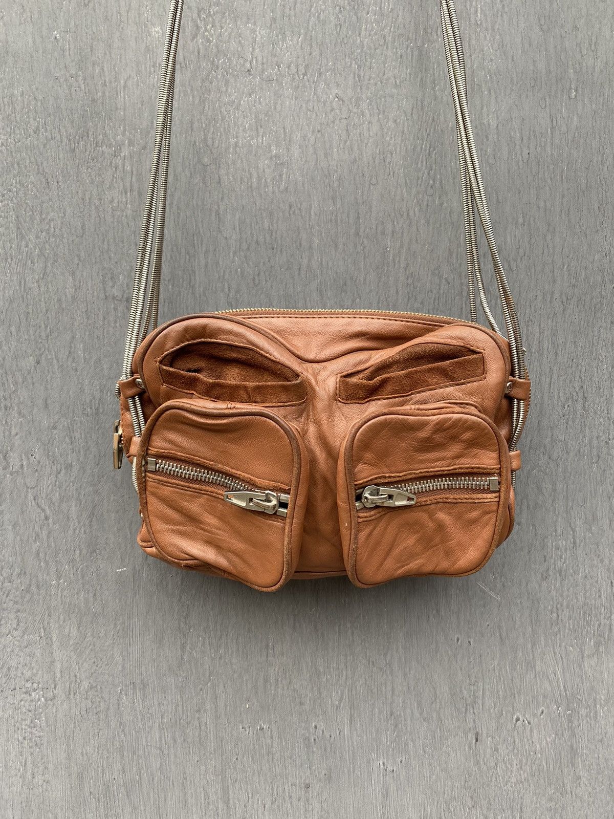 Alexander Wang Alexander Wang Brenda crossbody Leather Brown bag Size ONE SIZE - 4 Thumbnail