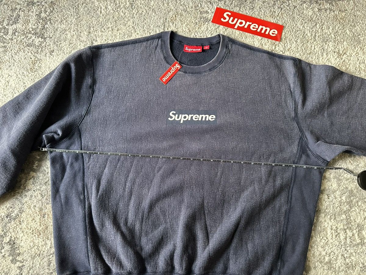 Supreme SUPREME WASHED BOX LOGO CREWNECK SS25 Size US L / EU 52-54 / 3 - 14 Thumbnail