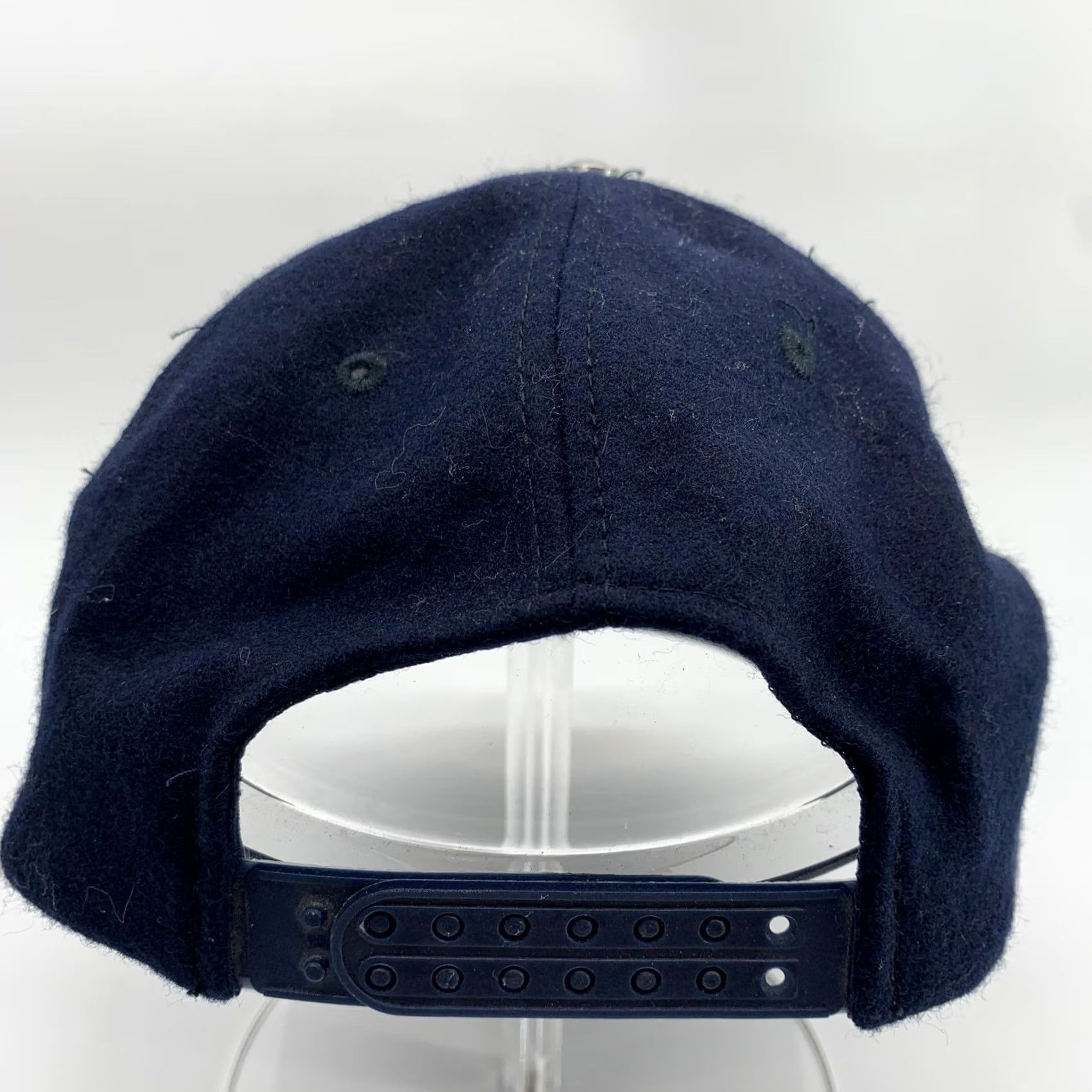 Vintage Mohr's Eagle Football Hat Cap Snap Back Mens One Size Blue Wool Baseball Cap Snapback Felt Wool Mohr's Mens Blue Eagle Football Cap Baseball Hat Size ONE SIZE - 4 Thumbnail