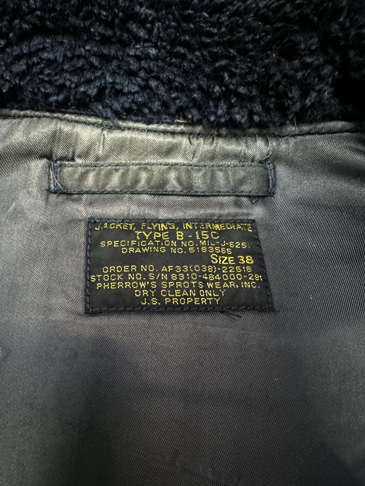 Pherrow's Vintage Pherrow’s B-15C Bomber Jacket Sunfaded Distressed Size US S / EU 44-46 / 1 - 10 Thumbnail