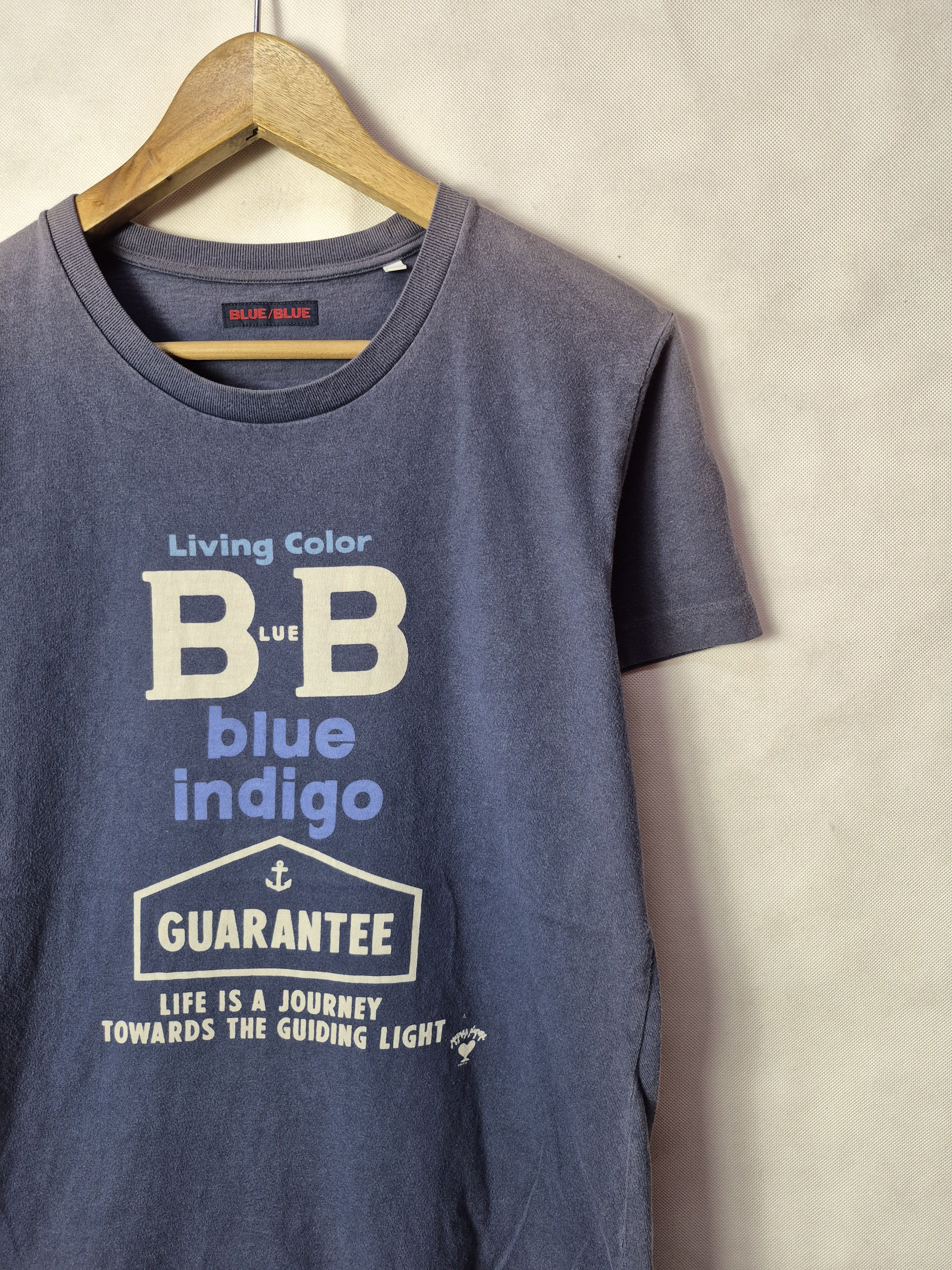Blue Blue Japan 🔥 Blue Blue Japan Spellout Japanese Brand Designer Tee Size US S / EU 44-46 / 1 - 3 Thumbnail