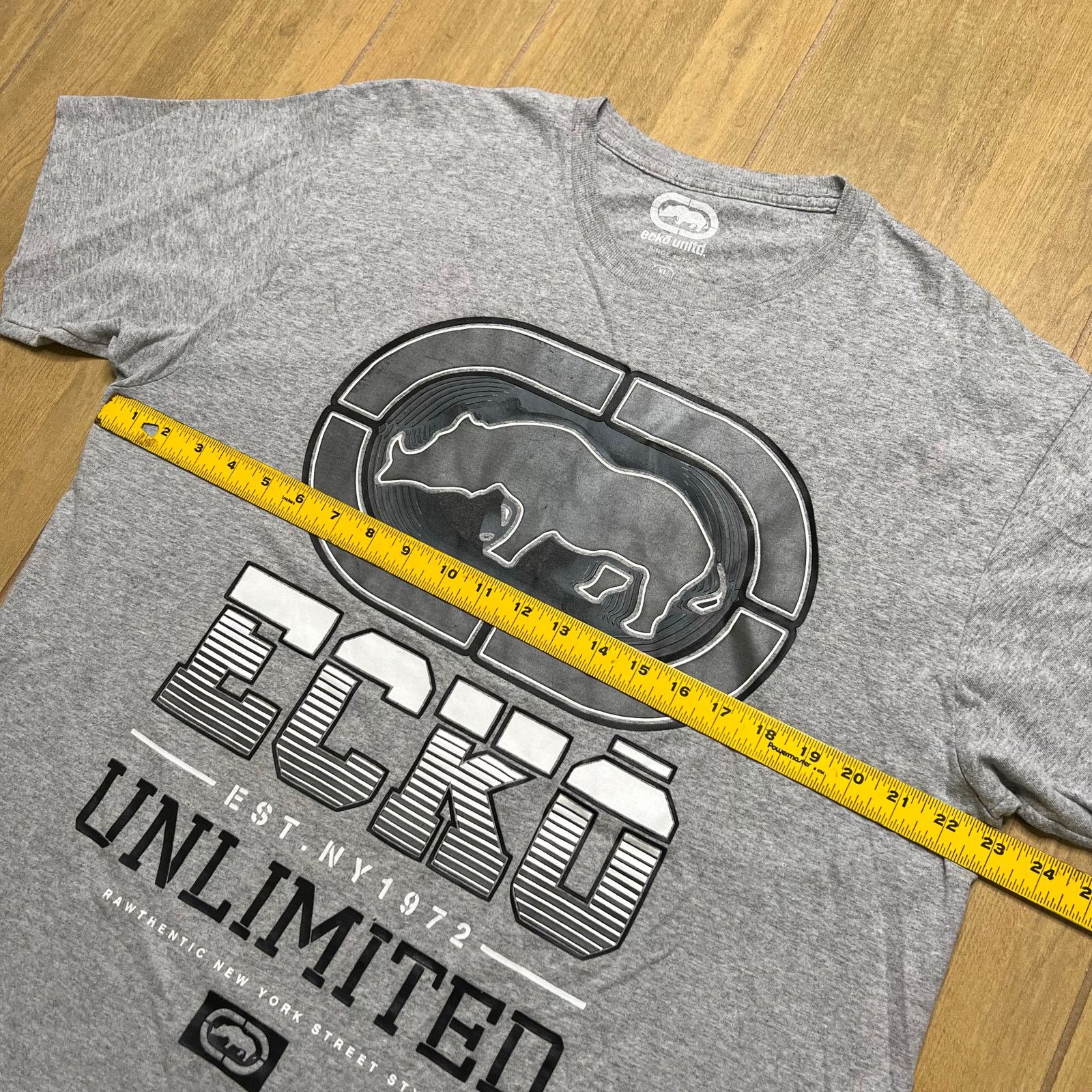 Ecko Unltd. Vintage Ecko Unlimited Gray Short Sleeve T Shirt Sz XL Y2K Size US XL / EU 56 / 4 - 6 Thumbnail