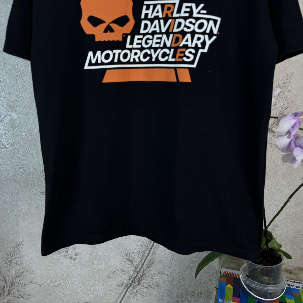 Harley Davidson × Vintage Harley Davidson T shirt Skeleton Biker Hamburg Nord Germany Size US XXL / EU 58 / 5 - 8 Thumbnail