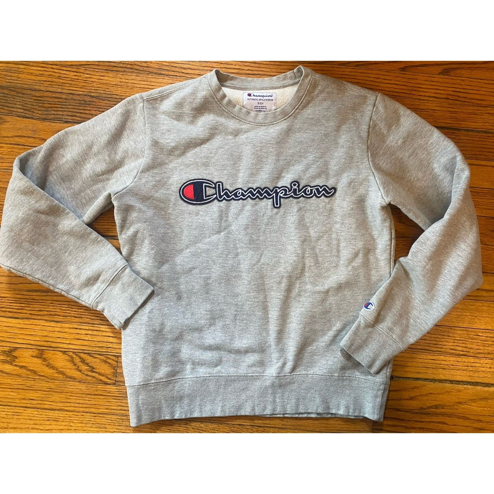 Champion Champion Crew Sweatshirt Women’s Small Gray Size S / US 4 / IT 40 - 1 Thumbnail