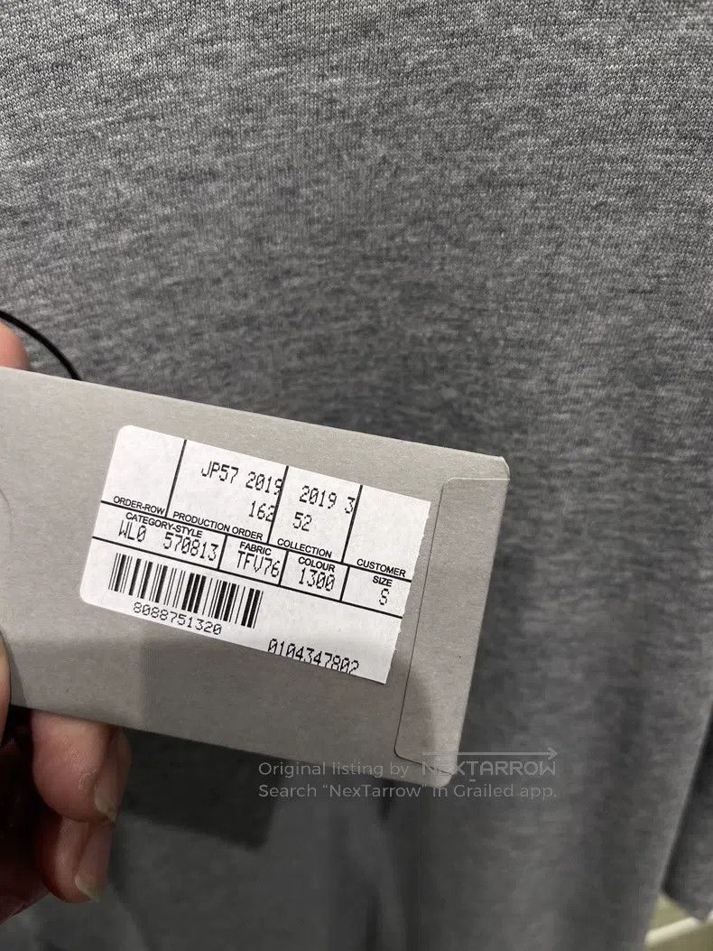 Balenciaga Balenciaga Gray Logo T-Shirt Size US S / EU 44-46 / 1 - 4 Thumbnail
