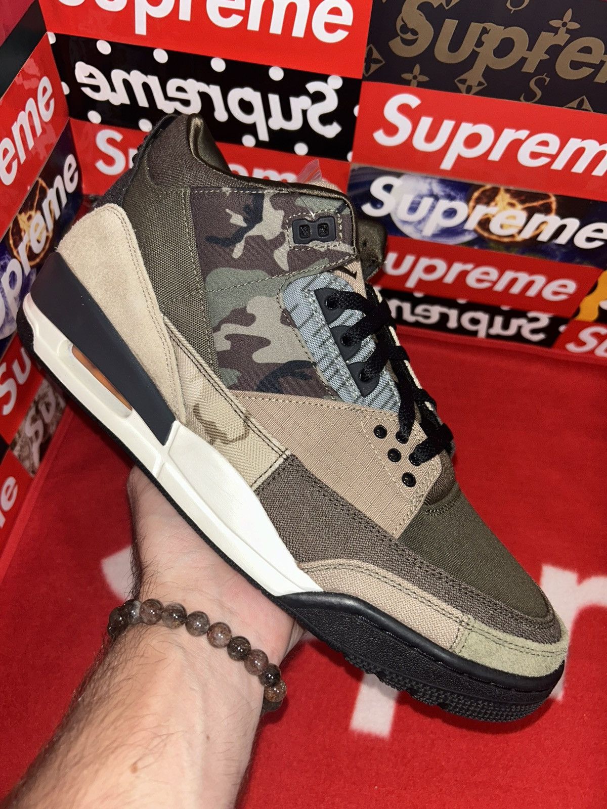 Jordan Brand Jordan 3 Retro Patchwork Camo D01830-200 size 12 Size US 12 / EU 45 - 8 Thumbnail