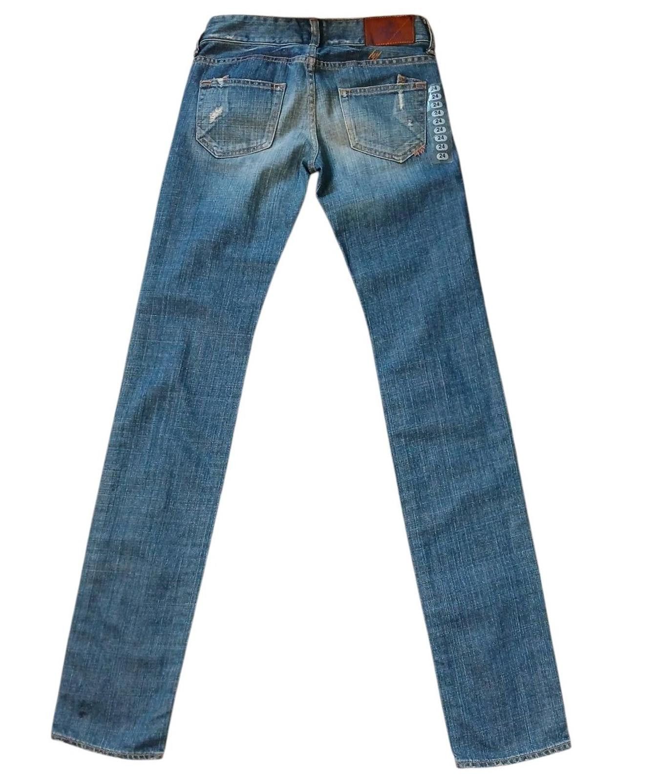 Prps PRPS JAPAN 24x34 Purple Selvedge Distressed Denim Jeans NWOT Size US 26 / EU 42 - 3 Thumbnail