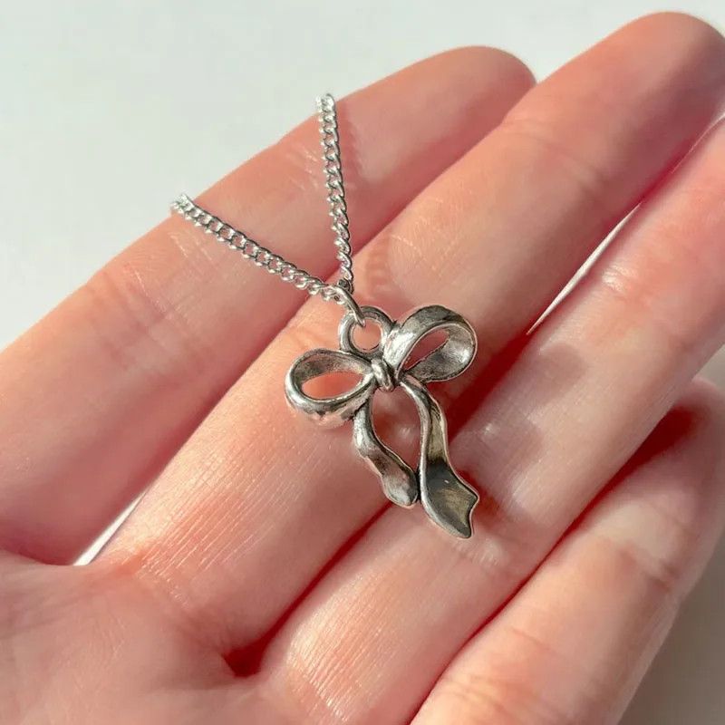 Other Ribbon Bow Charm Pendant Necklace Size ONE SIZE - 3 Thumbnail