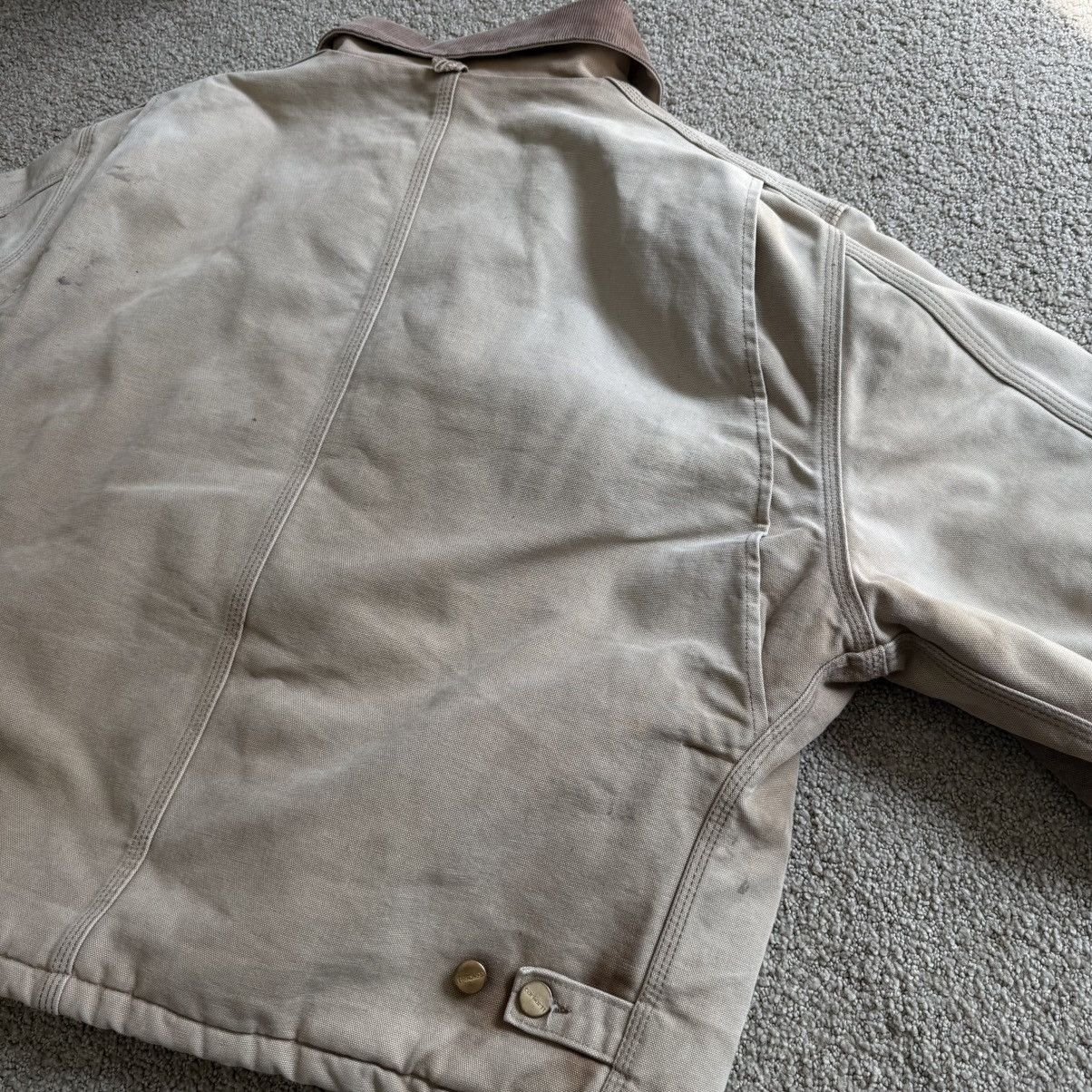 Carhartt 90s Faded JC02 Barn Jacket (Tan) Size US XL / EU 56 / 4 - 4 Thumbnail