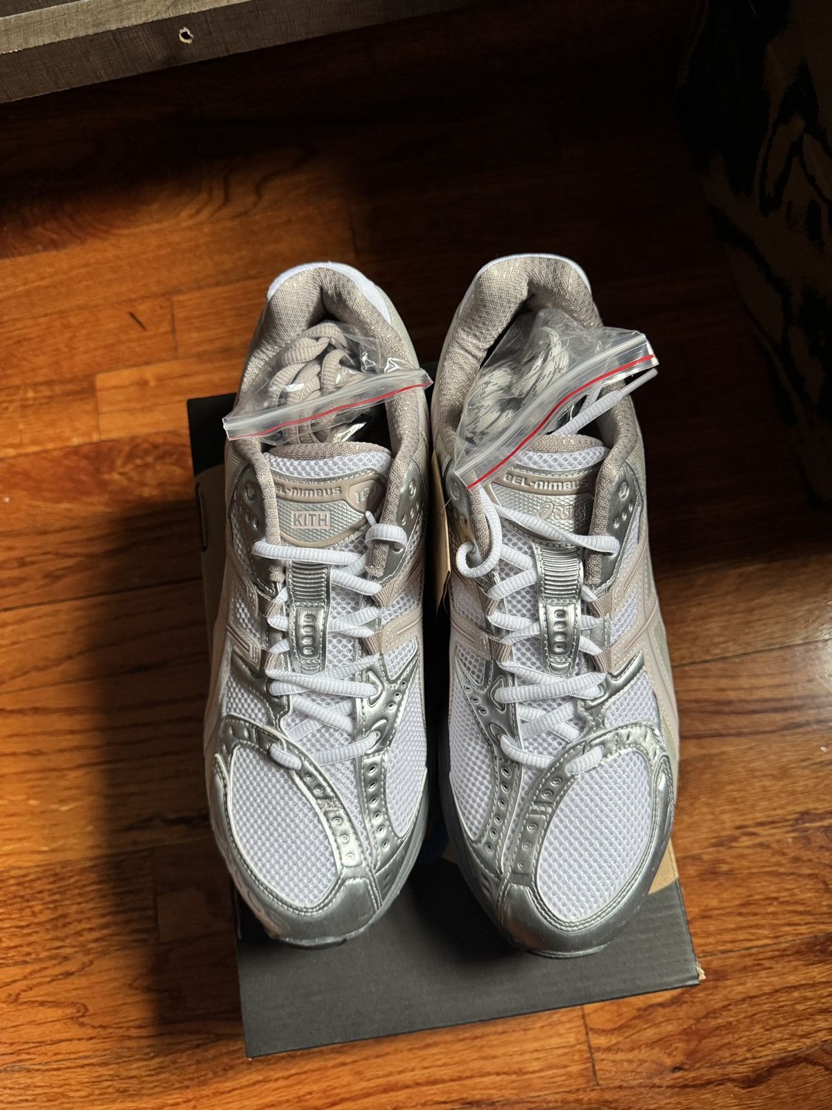 Asics Kith ASICS Gel Nimbus 10.1 White Morganite size 10.5 Size US 10.5 / EU 43-44 - 6 Thumbnail