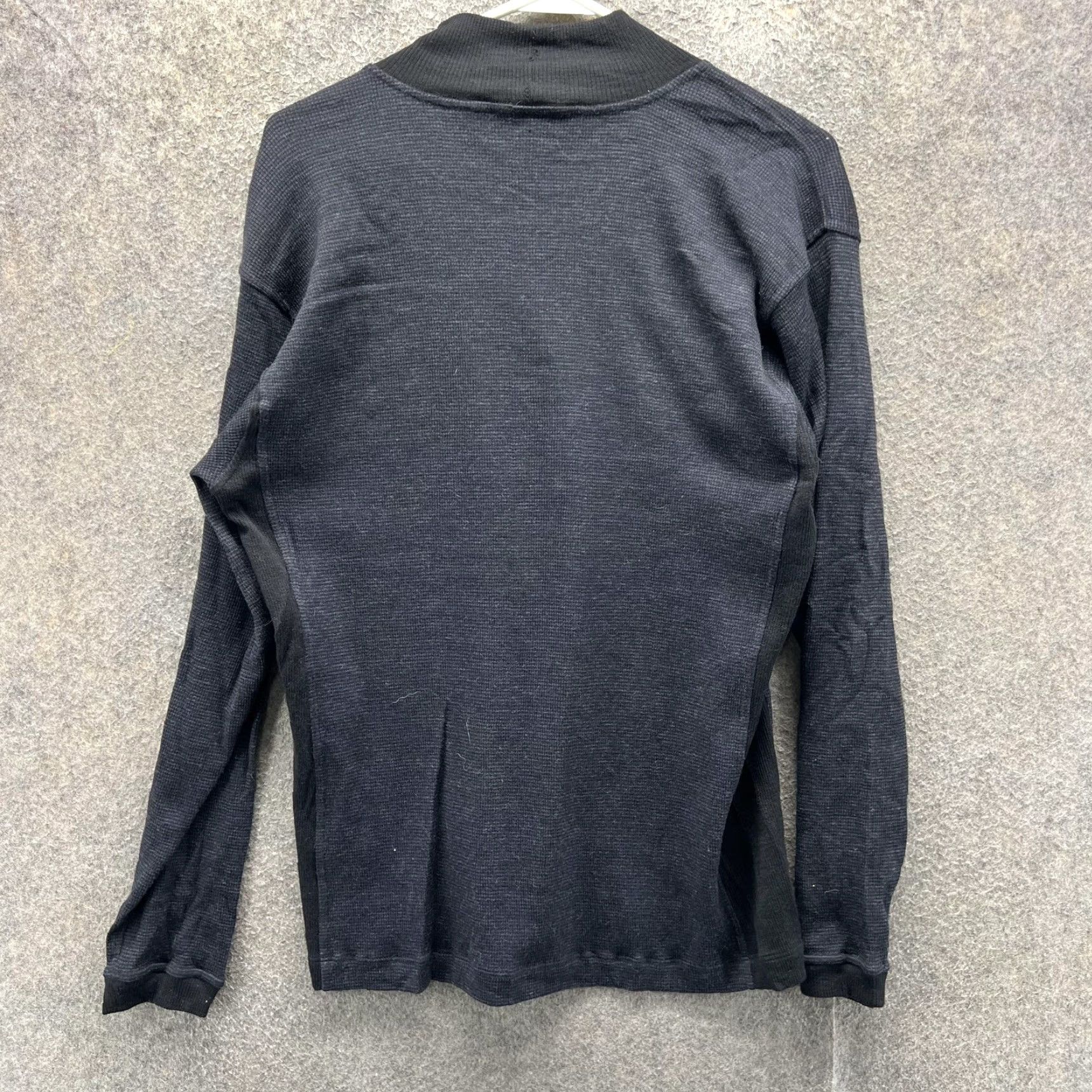 Armani VINTAGE Armani Collezioni Sweater Mens Large Gray Mock Neck Pullover Wool Italy Size US L / EU 52-54 / 3 - 2 Thumbnail
