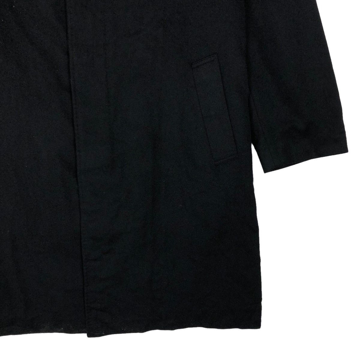 Japanese Brand 🔥Rich Black - Fly Coats Long Jacket Wool Valentino Rudy Size US M / EU 48-50 / 2 - 4 Thumbnail