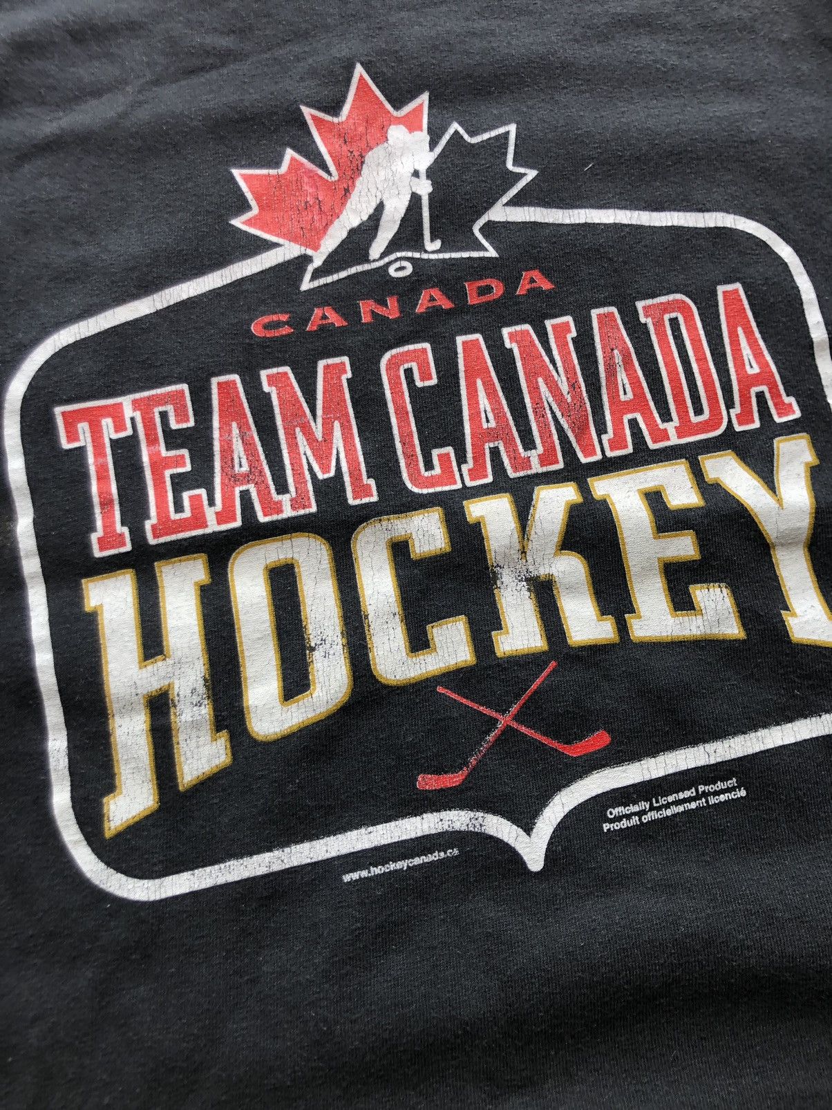 Vintage Very Vintage T shirt Team Canada Hockey Size US L / EU 52-54 / 3 - 4 Thumbnail