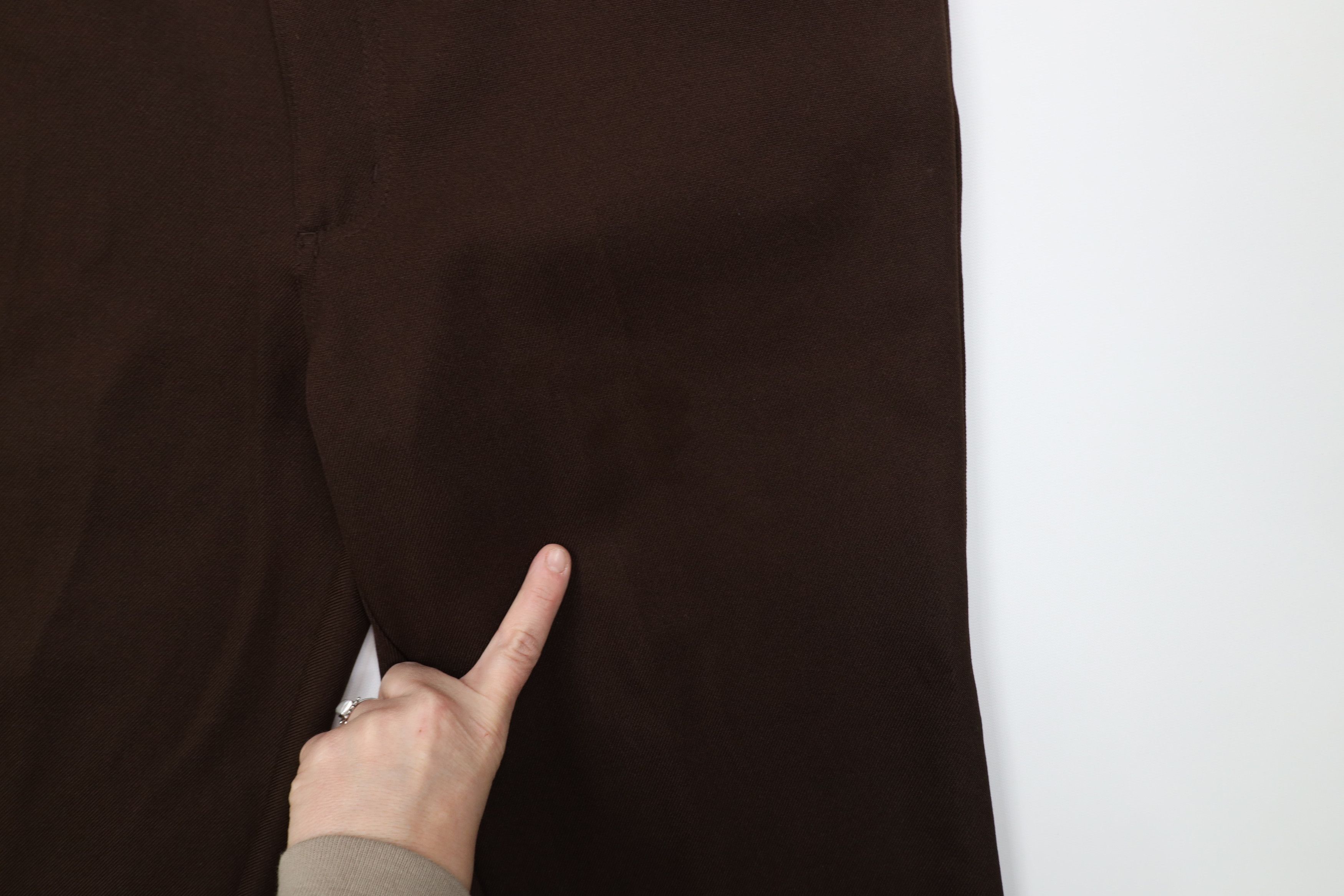 Vintage Vintage 90s Streetwear Flared Wide Leg Chino Pants Brown Size US 36 / EU 52 - 5 Thumbnail