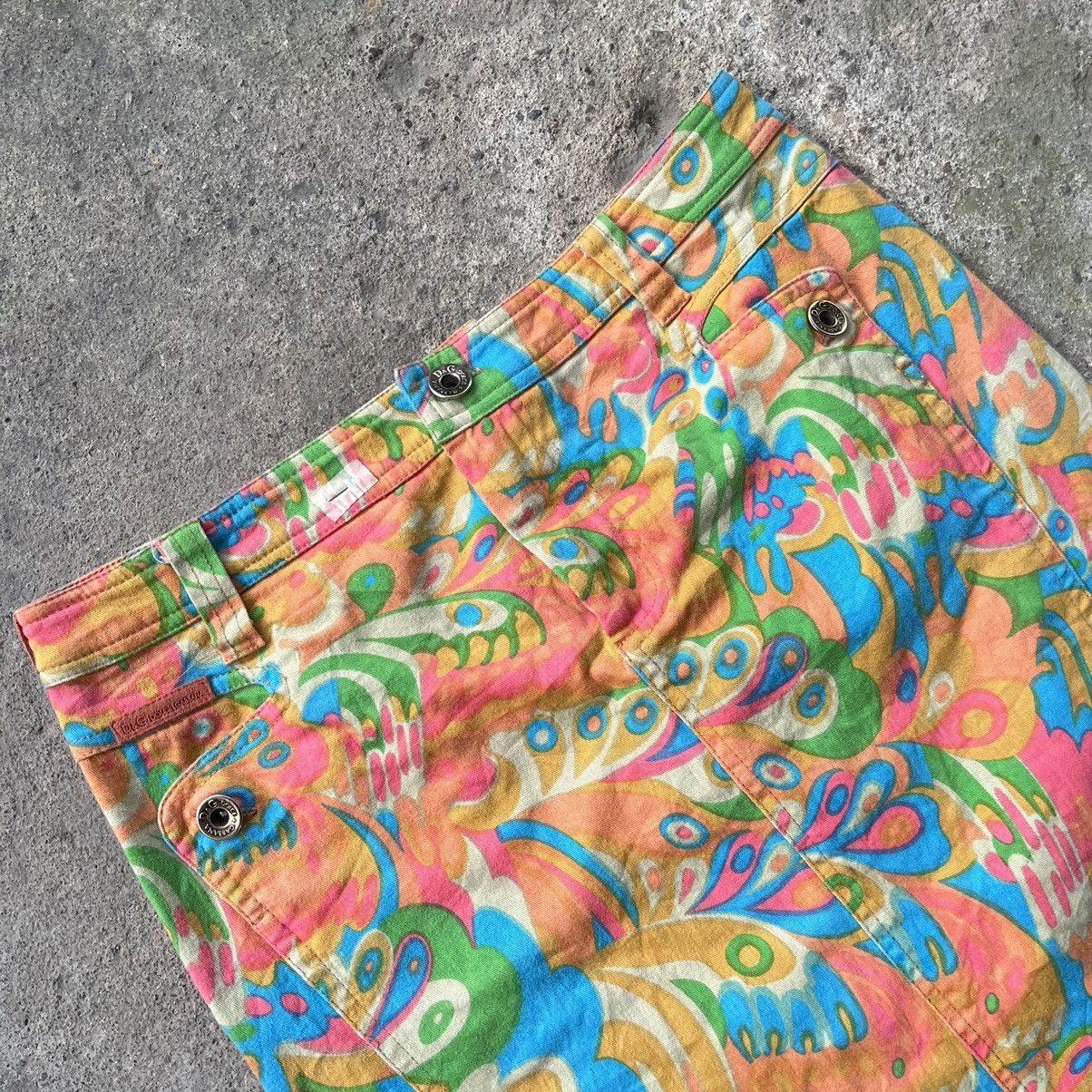 Dolce & Gabbana × Vintage Dolce & Gabbana Mini Skirt Size 29" - 2 Thumbnail
