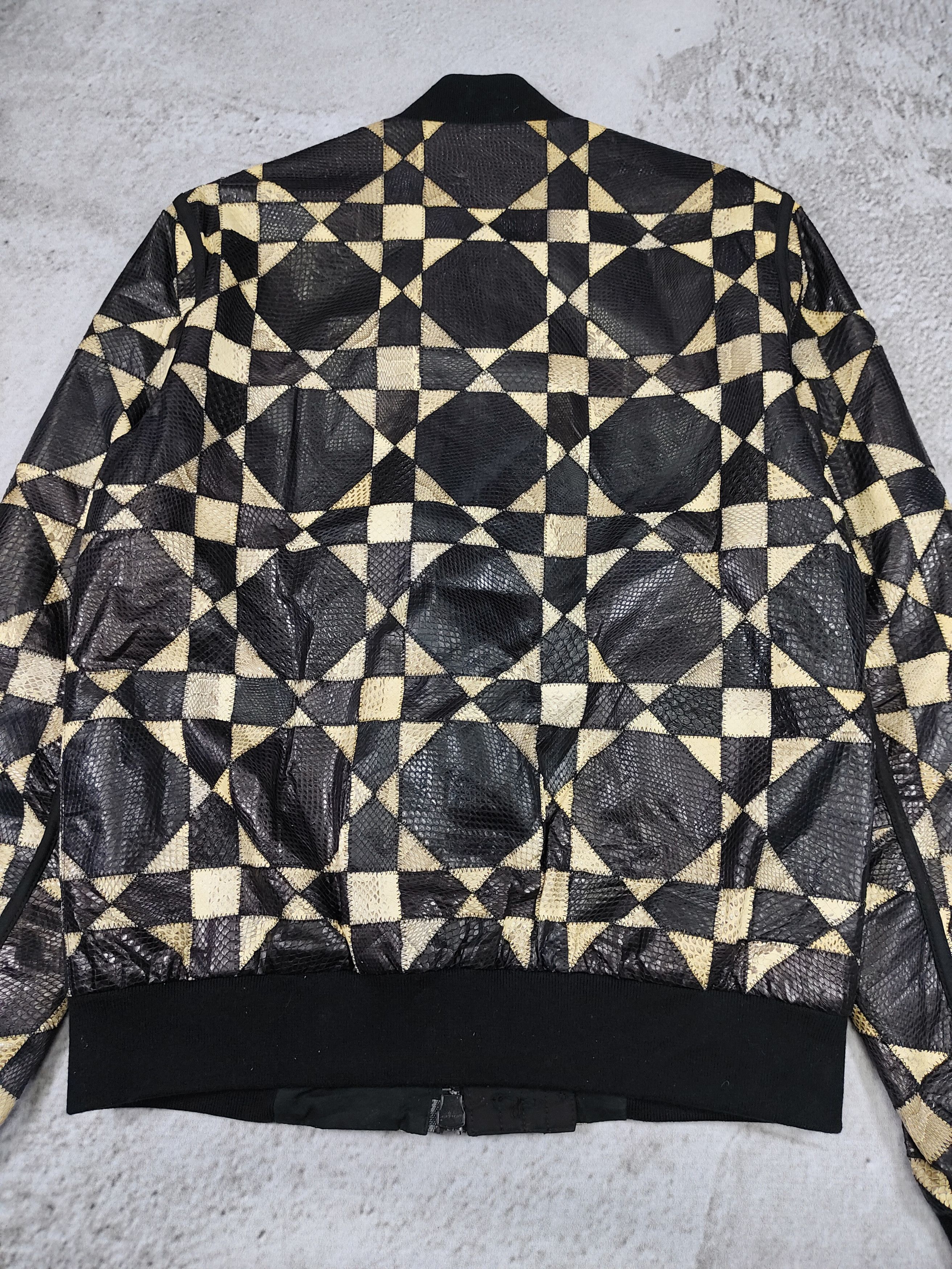 Andrea Pompilio Andrea Pompilio Snakeskin Geometric Pacthwork Archive Bomber Size US M / EU 48-50 / 2 - 8 Thumbnail