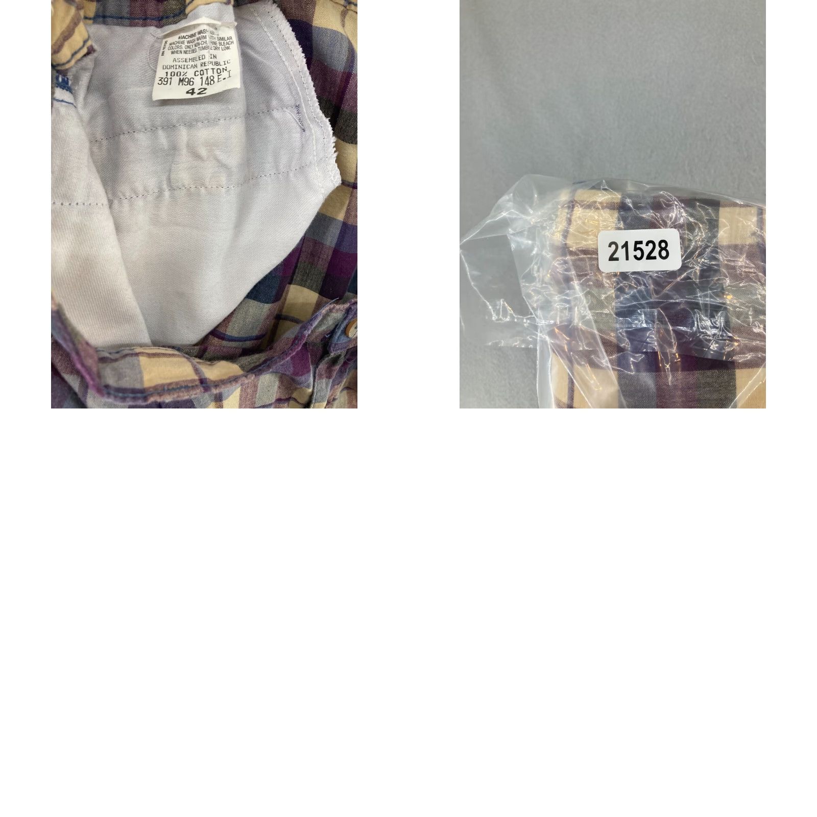 Vintage Duck Head Men's Shorts 42 Plaid Canvas Chino Casual Slim Mid 90s American Mens Size US 42 / EU 58 - 8 Thumbnail