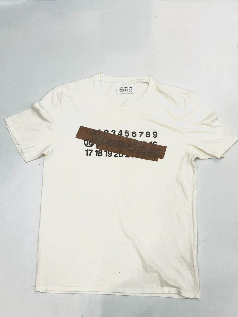 Maison Margiela Maison Margiela MM6 Archive Tape T-Shirt - dmc Size US M / EU 48-50 / 2 - 1 Thumbnail