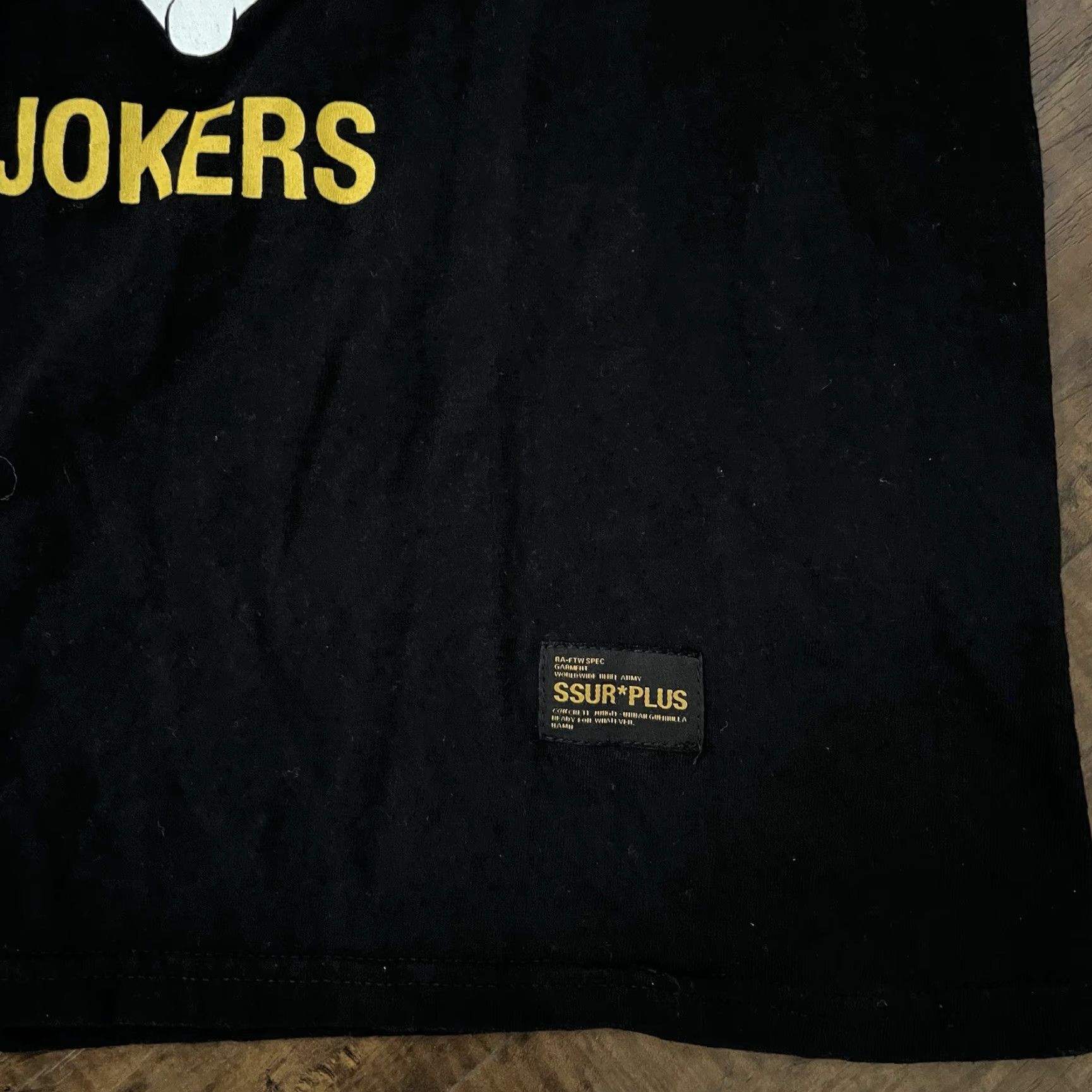 Vintage SSUR Plus 69th Guns Joker Black T-Shirt Mens Small Streetwear Batman DC Comics Shirt S Mens White Comics 90s Theme Size US S / EU 44-46 / 1 - 3 Thumbnail