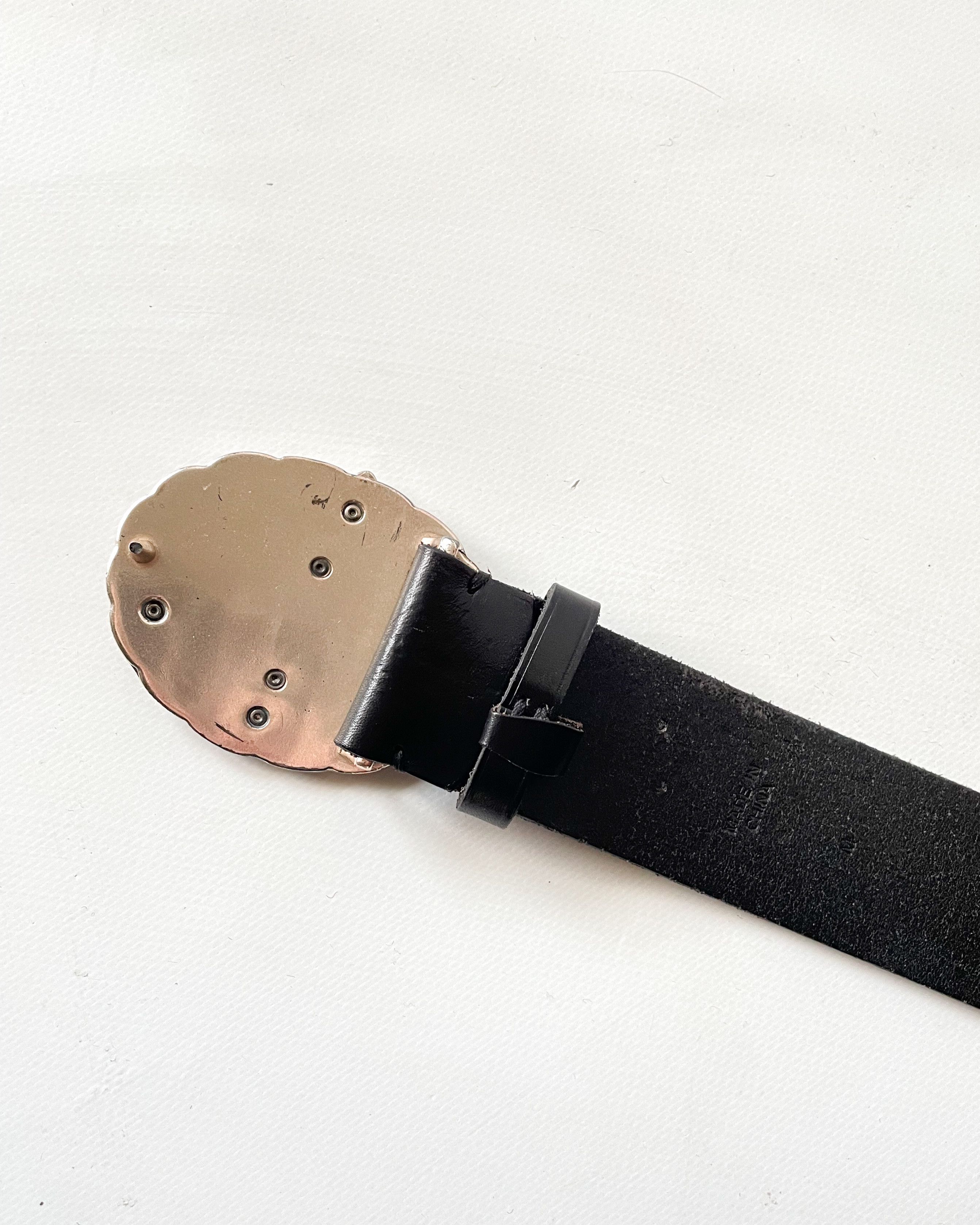 Lauren Ralph Lauren Lauren Ralph Lauren Leather Belt Buckle Logo Size 34 - 8 Thumbnail